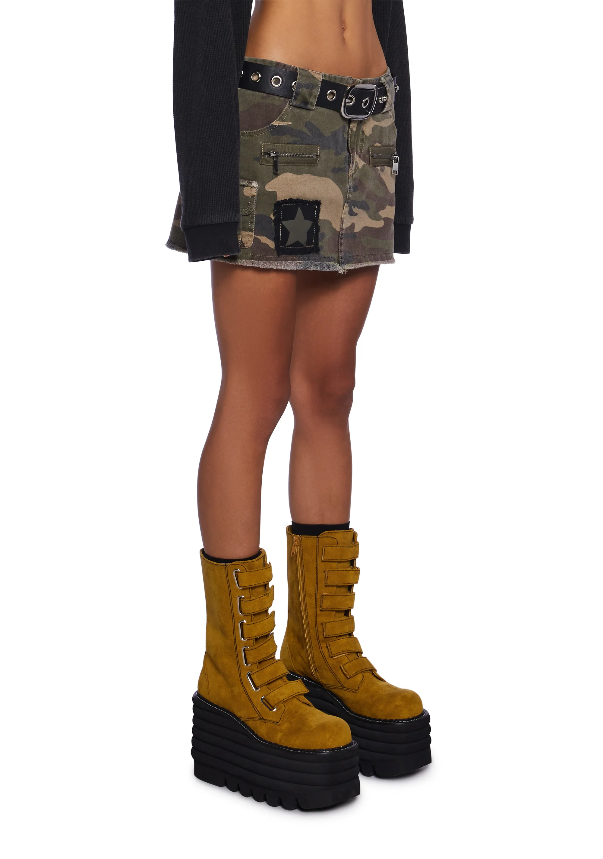 Not A Phase Cargo Mini Skirt - Image 3