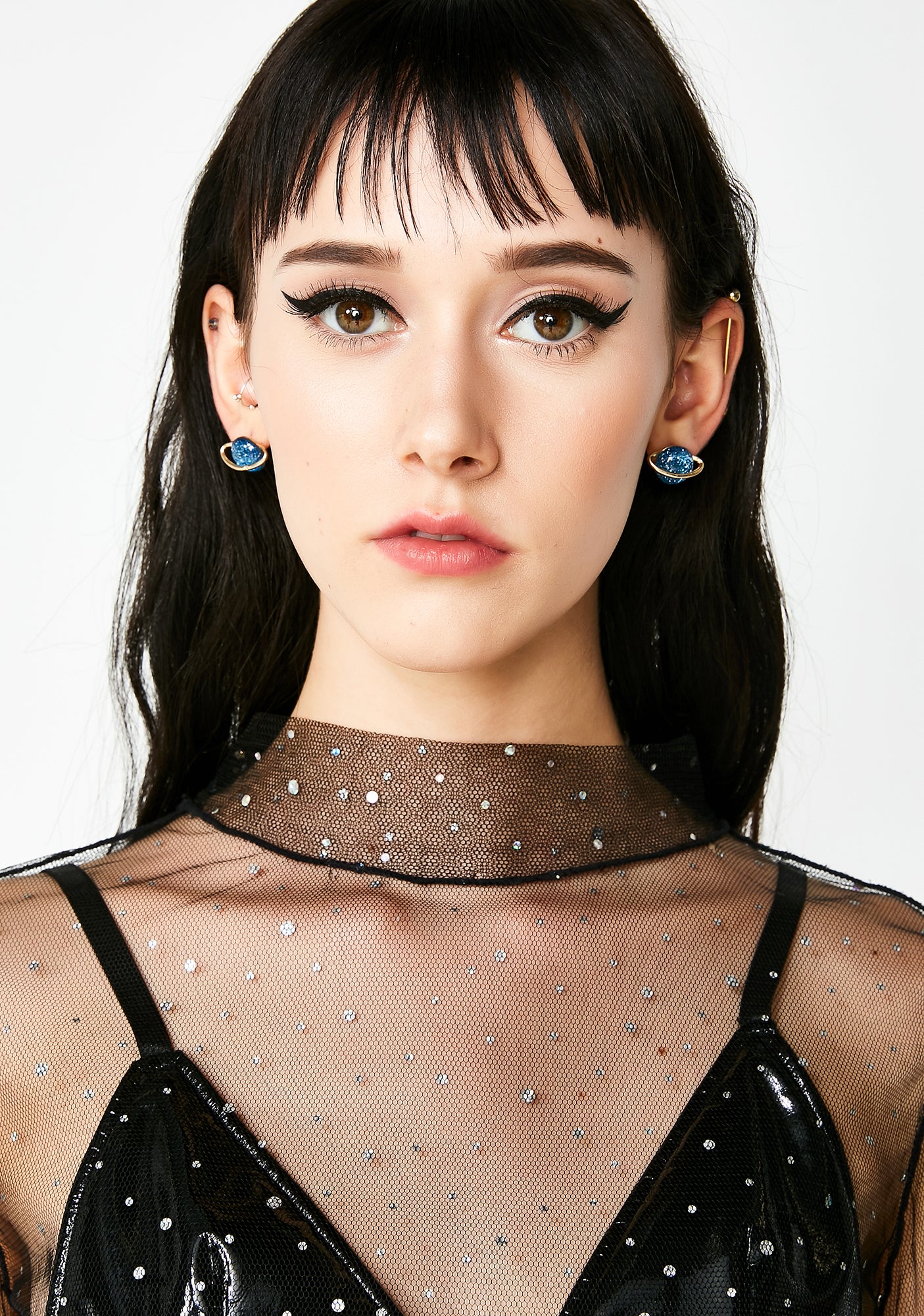 Not Human Stud Earrings - Image 3