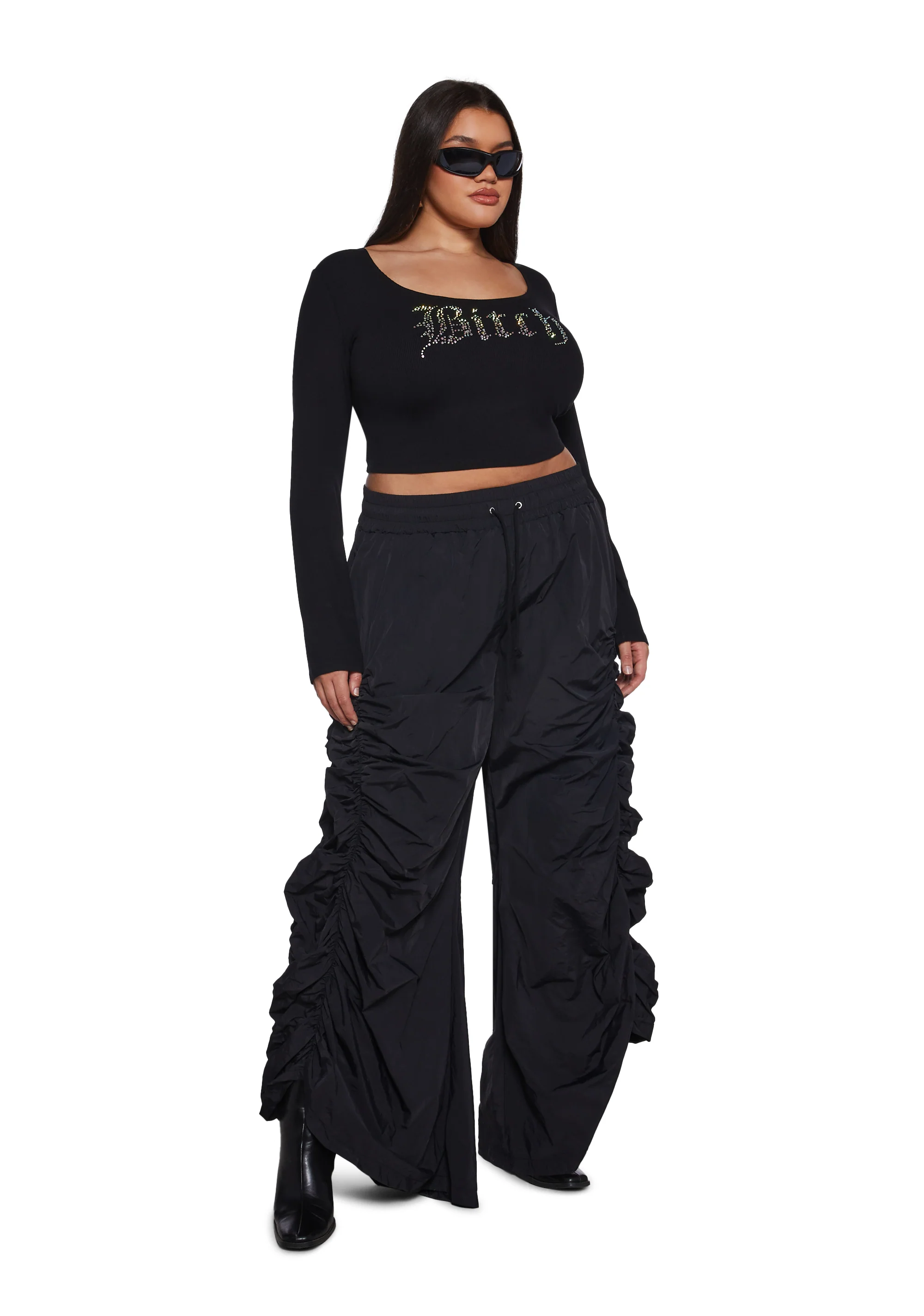 Not Nice Wide Leg Pants - Image 11