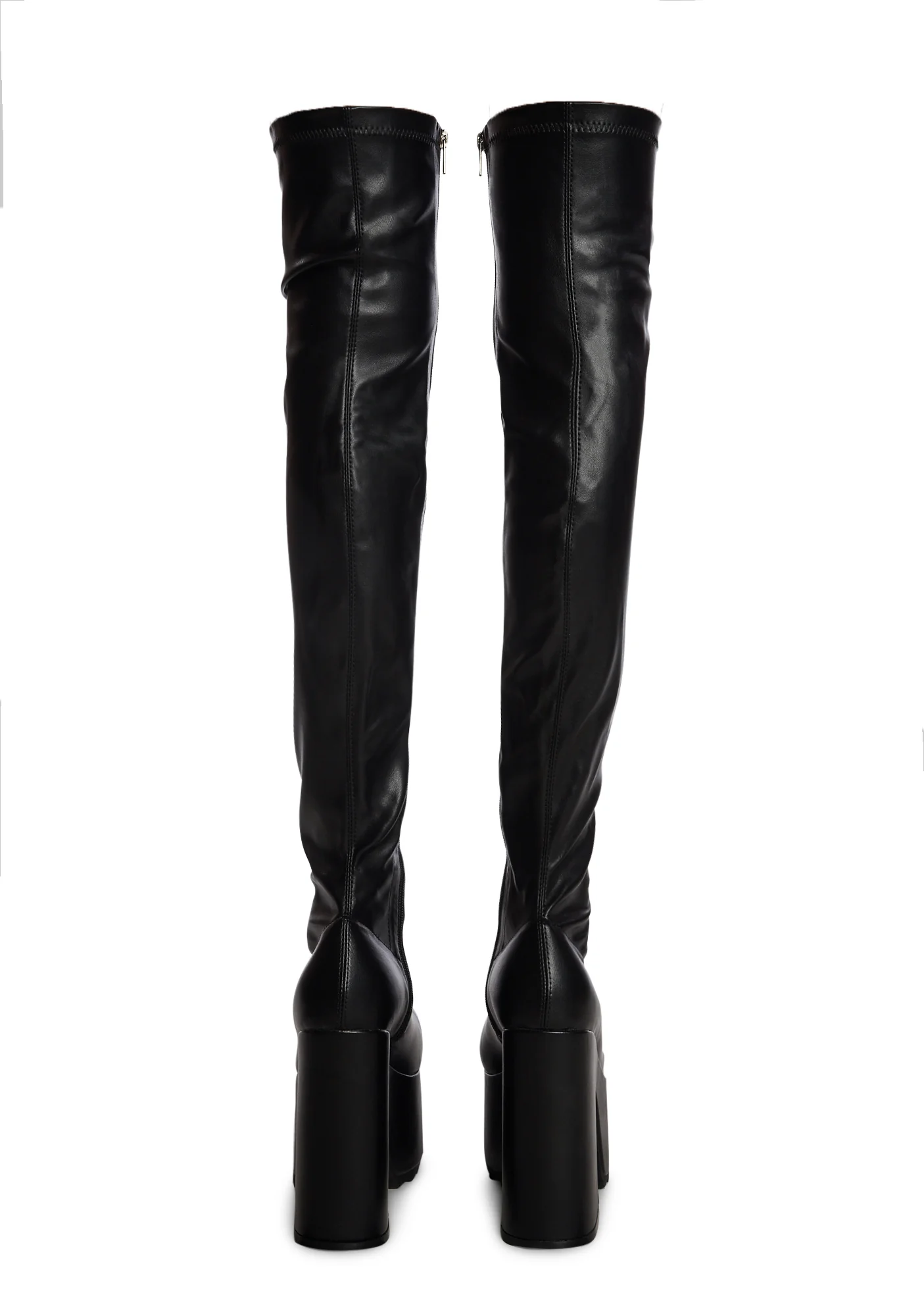Not Ready Chunky Platform Boots - Image 4