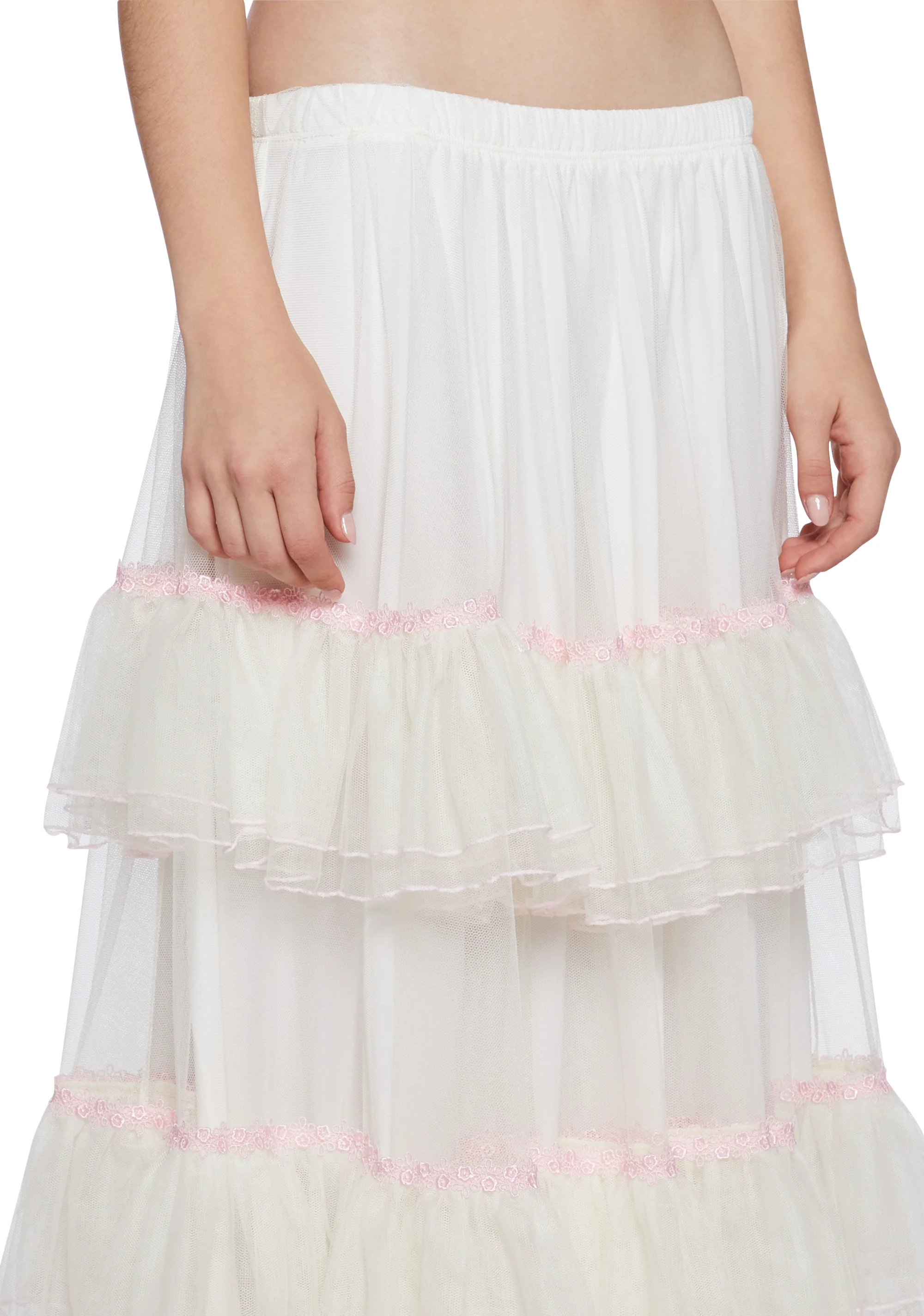 Not Shy Tiered Midi Skirt - Image 5