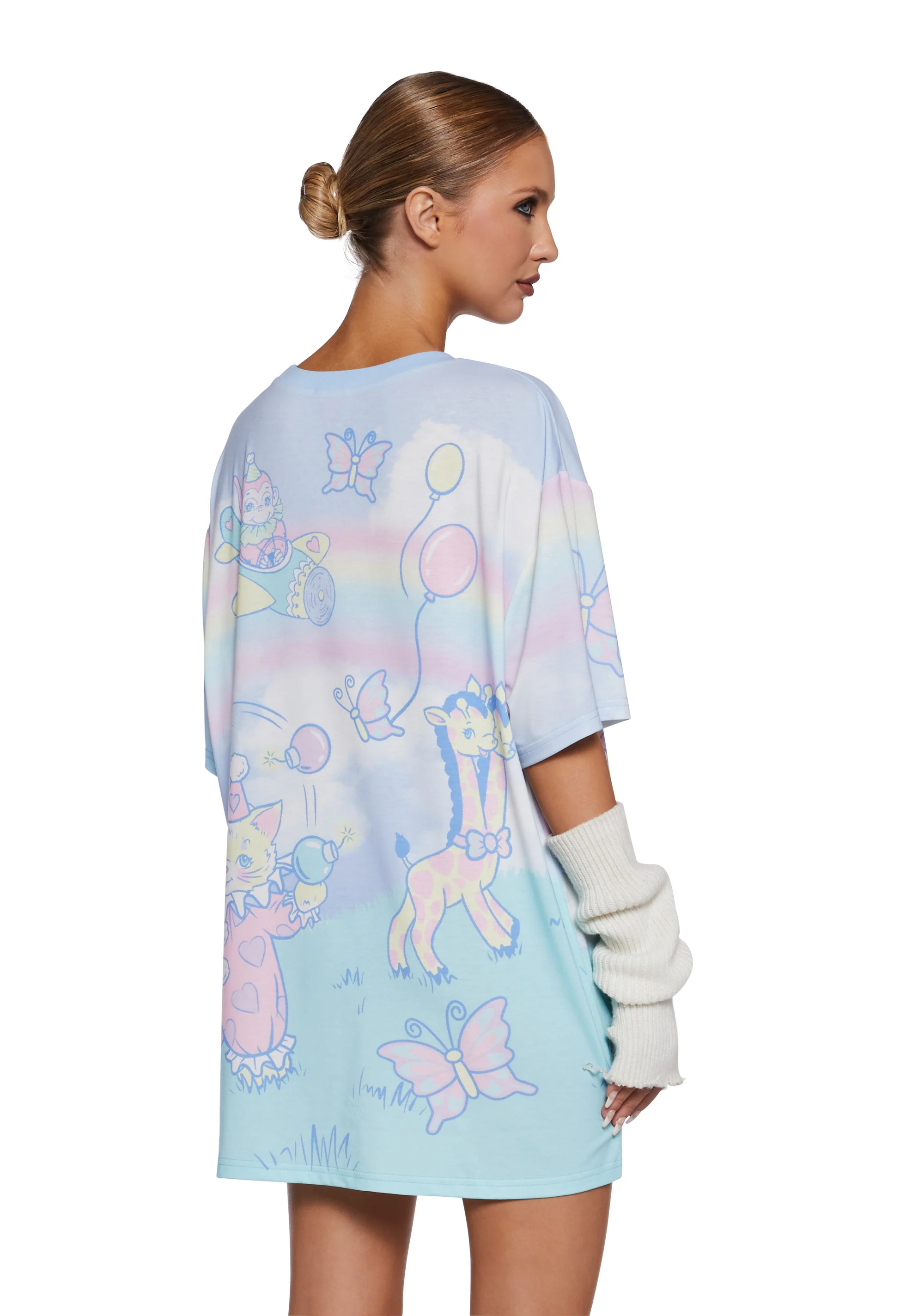 Not So Funhouse Oversized Tee - Image 4