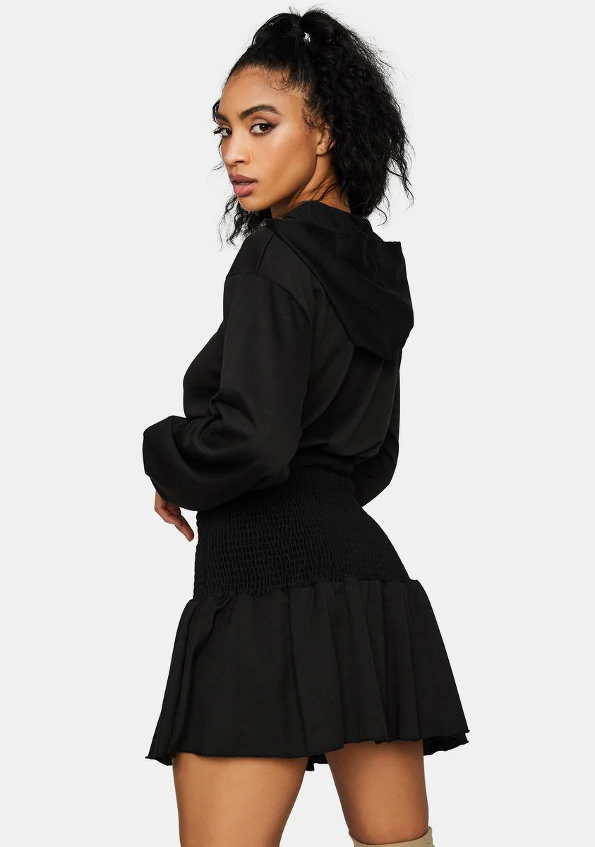 Not So Pure Terry Smocked Dress - Image 4