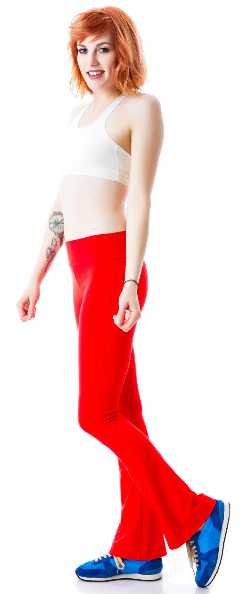 Not There Yoga Pant - Red - Image 14