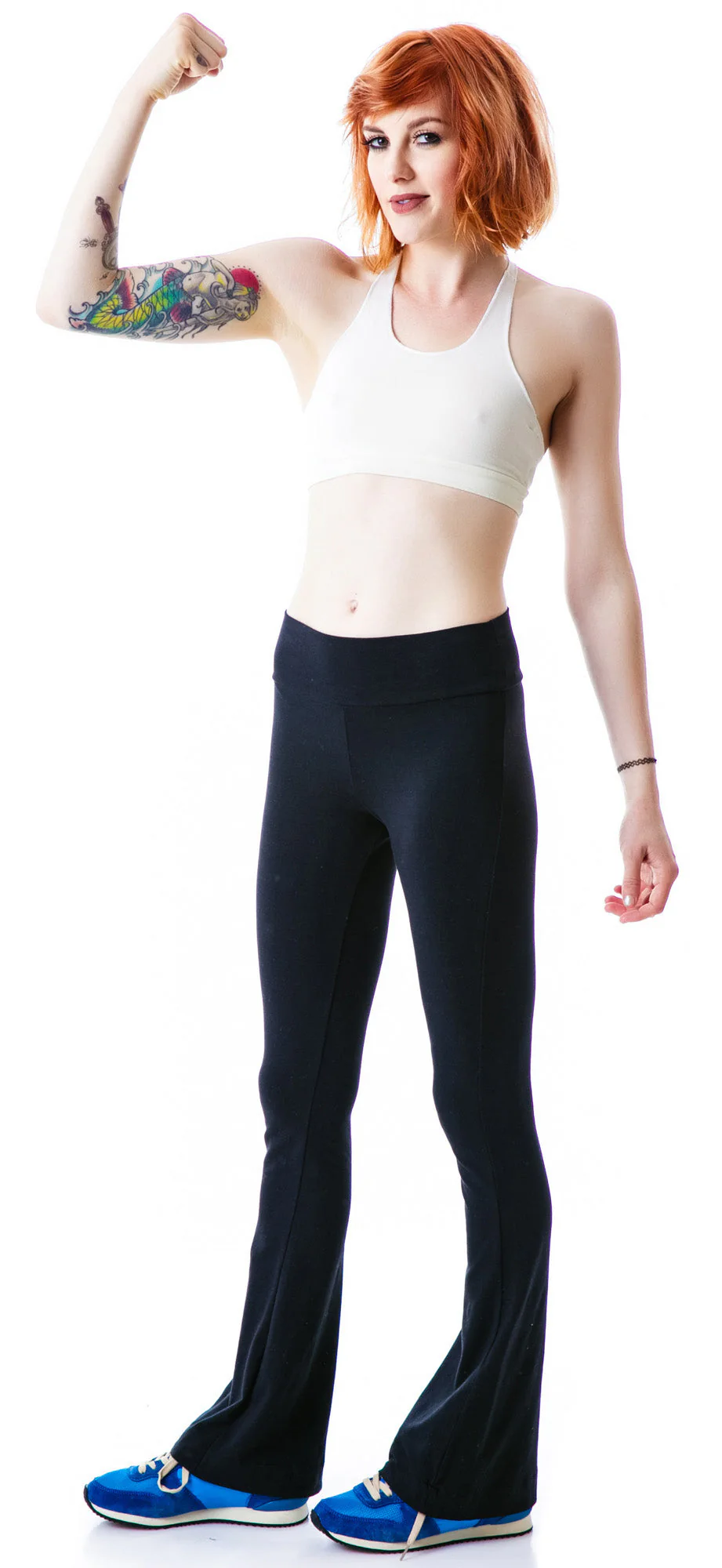 Not There Yoga Pant - Light Gray - Image 9