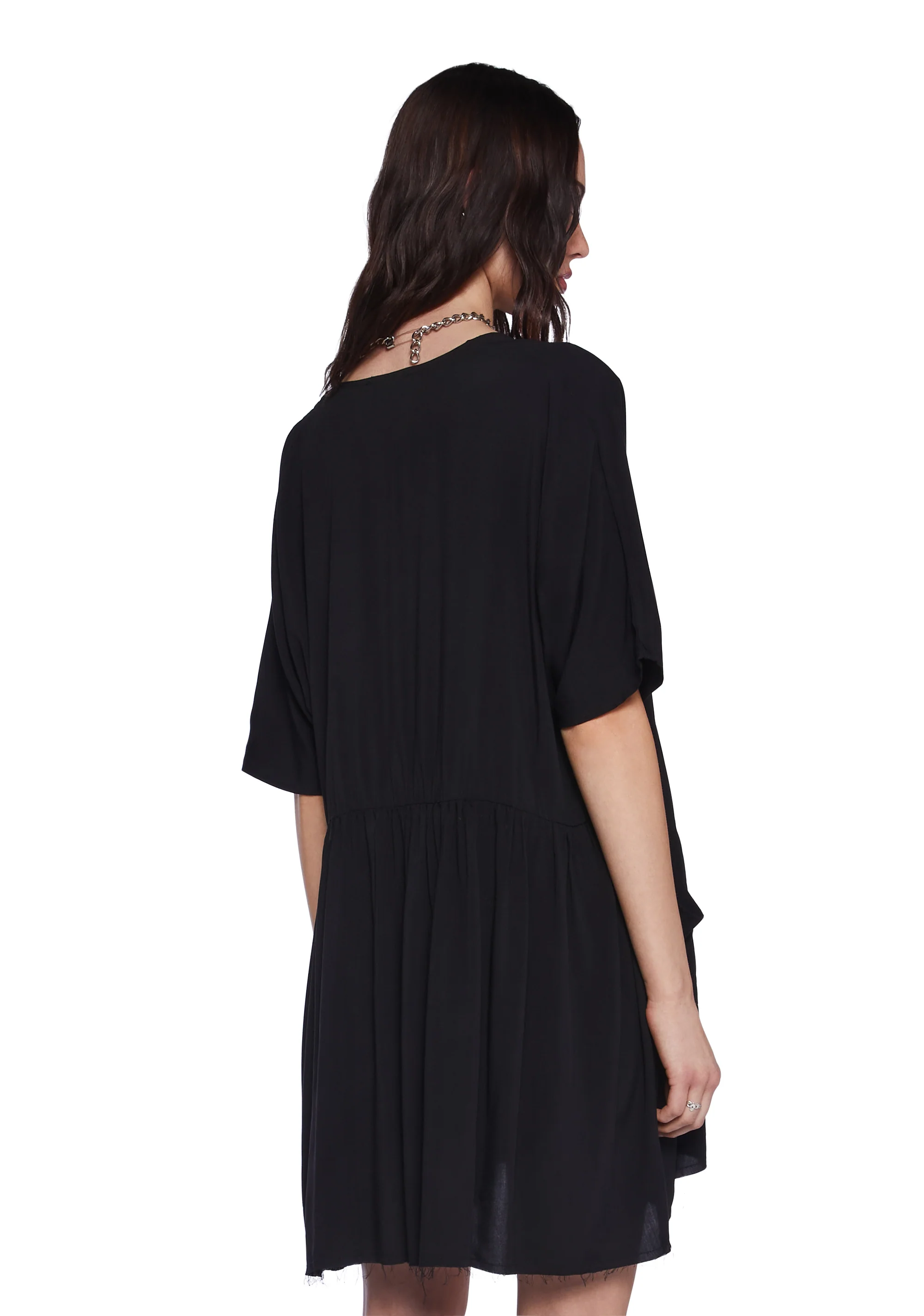 Not Your Babydoll Dress - Black - Image 4