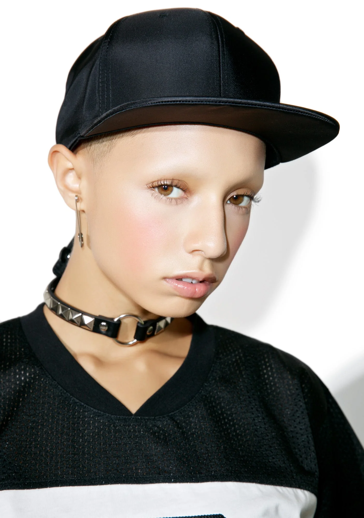 Nylon MA-1 Snapback - Black - Image 4