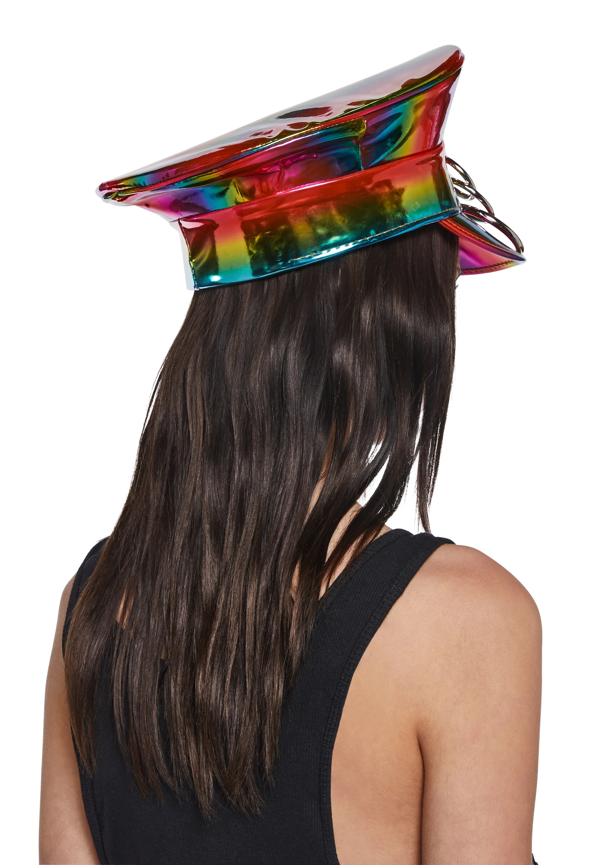O-Ring Rainbow Captain Hat - Image 3