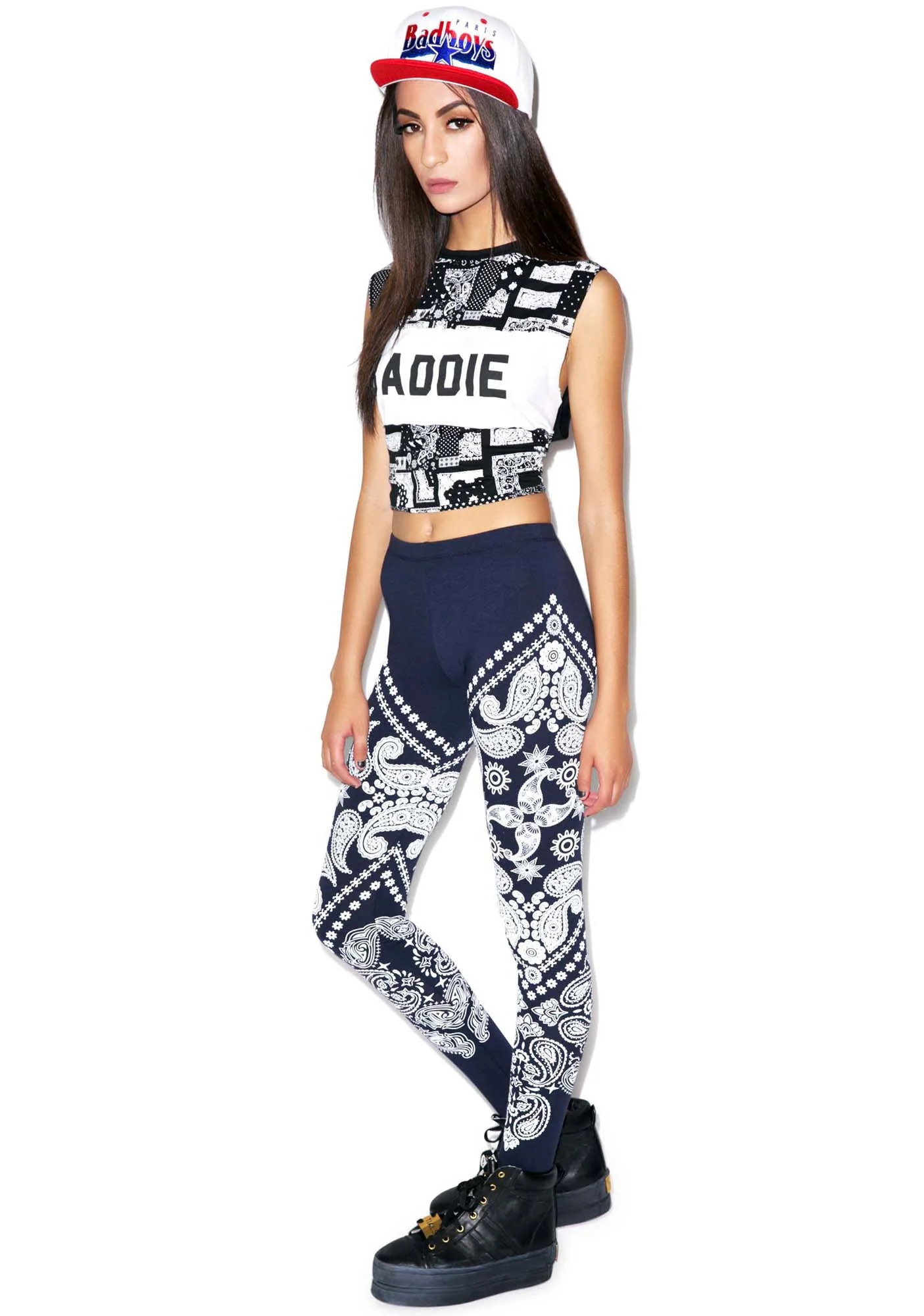 Oakland High Waist Leggings - Dark Blue - Image 13