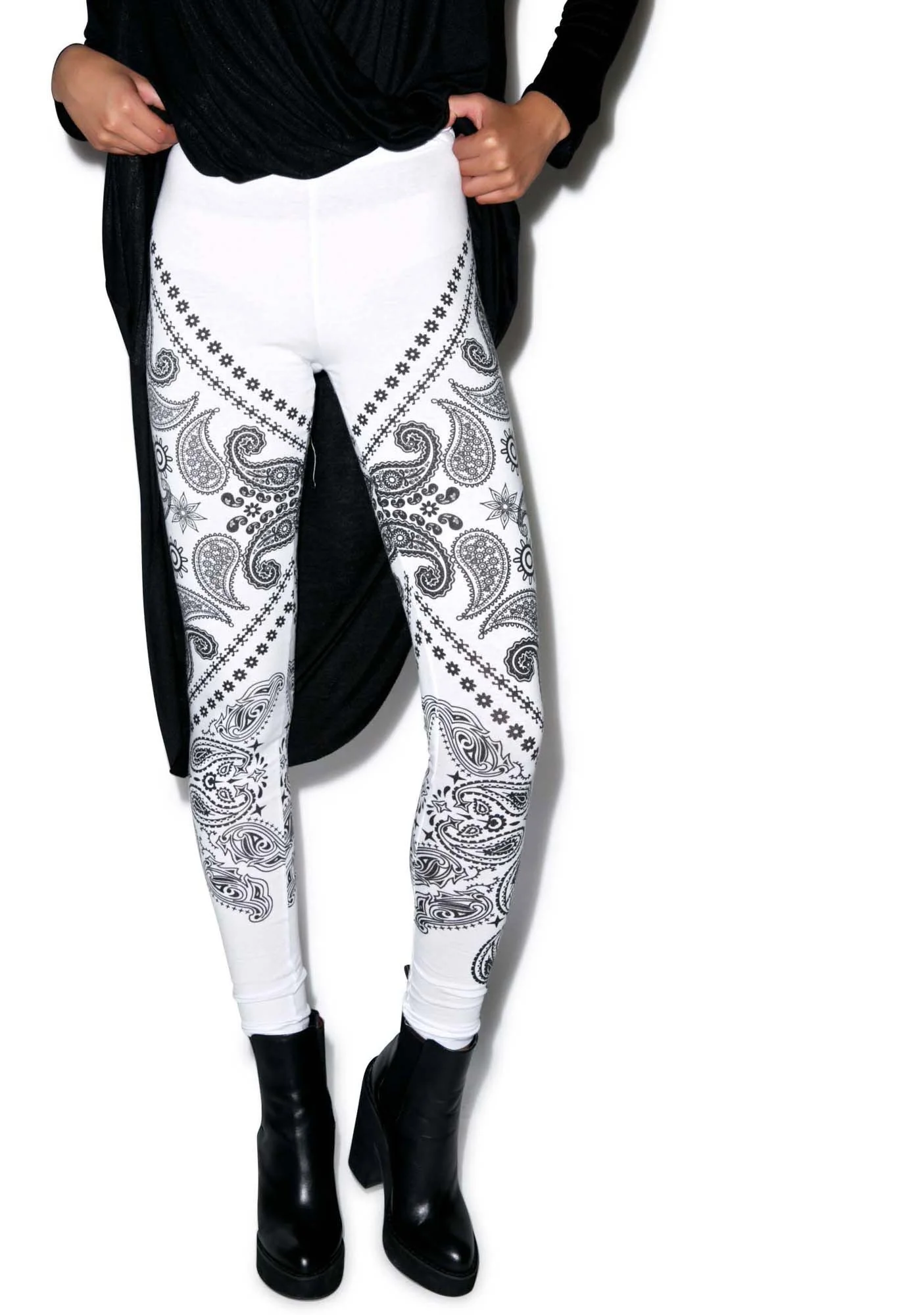 Oakland High Waist Leggings - Dark Blue - Image 6