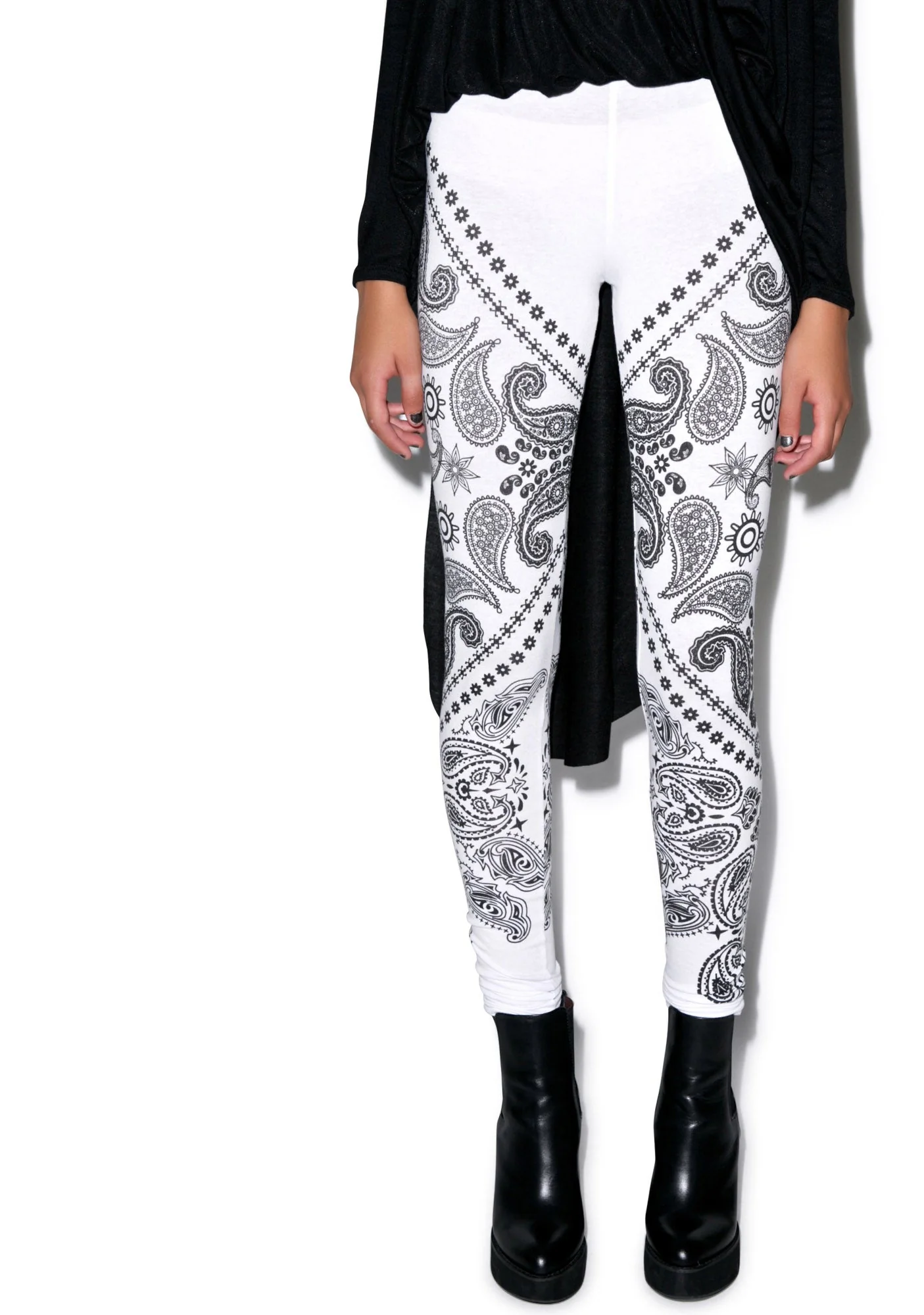 Oakland High Waist Leggings - Dark Blue - Image 7