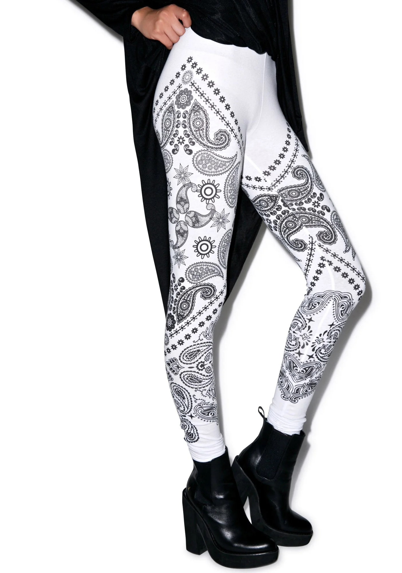Oakland High Waist Leggings - Dark Blue - Image 8