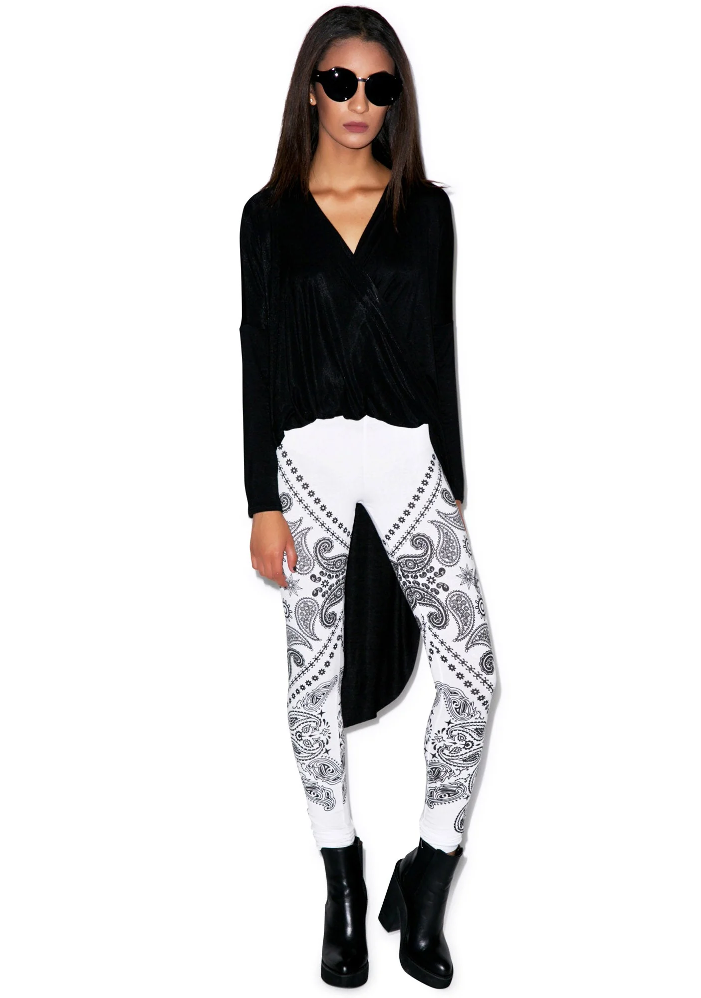 Oakland High Waist Leggings - Black - Image 10