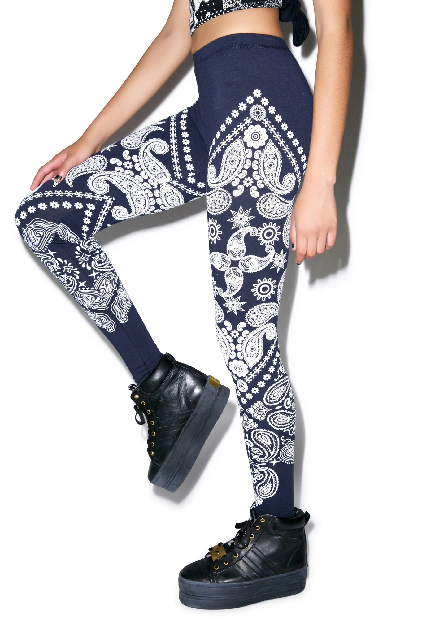 Oakland High Waist Leggings - Black - Image 11
