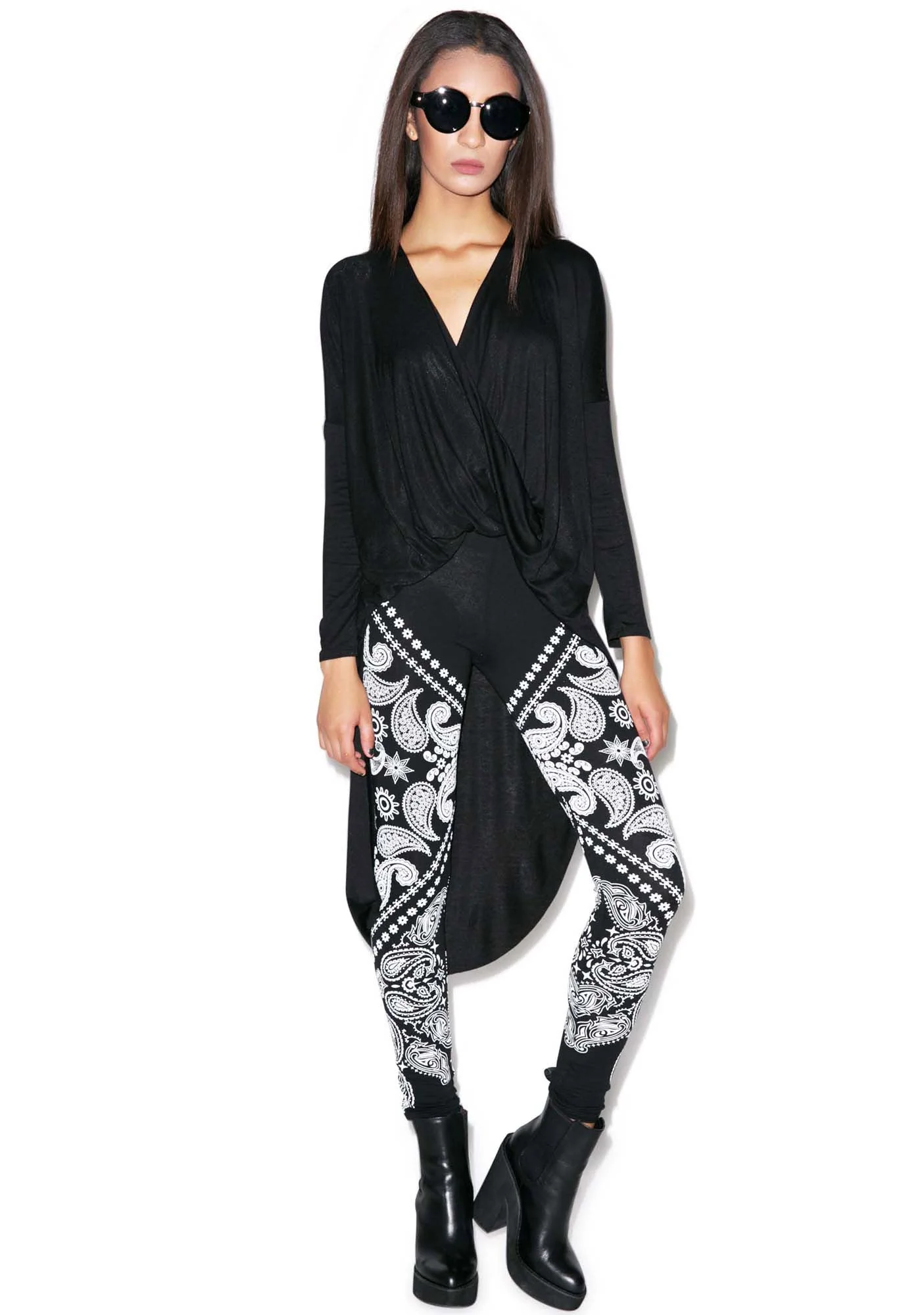 Oakland High Waist Leggings - Black - Image 4