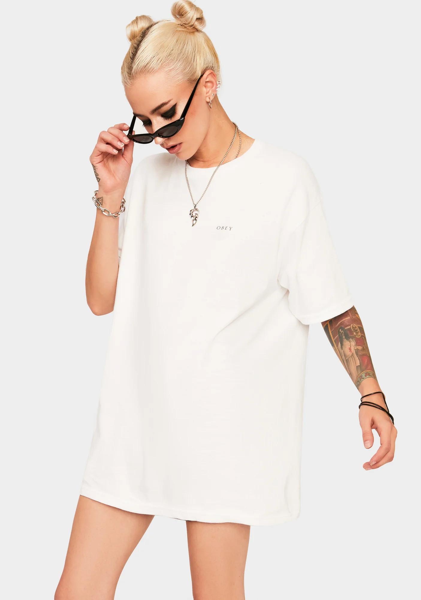 Obey Noir Women Icon Graphic Tee - Image 2