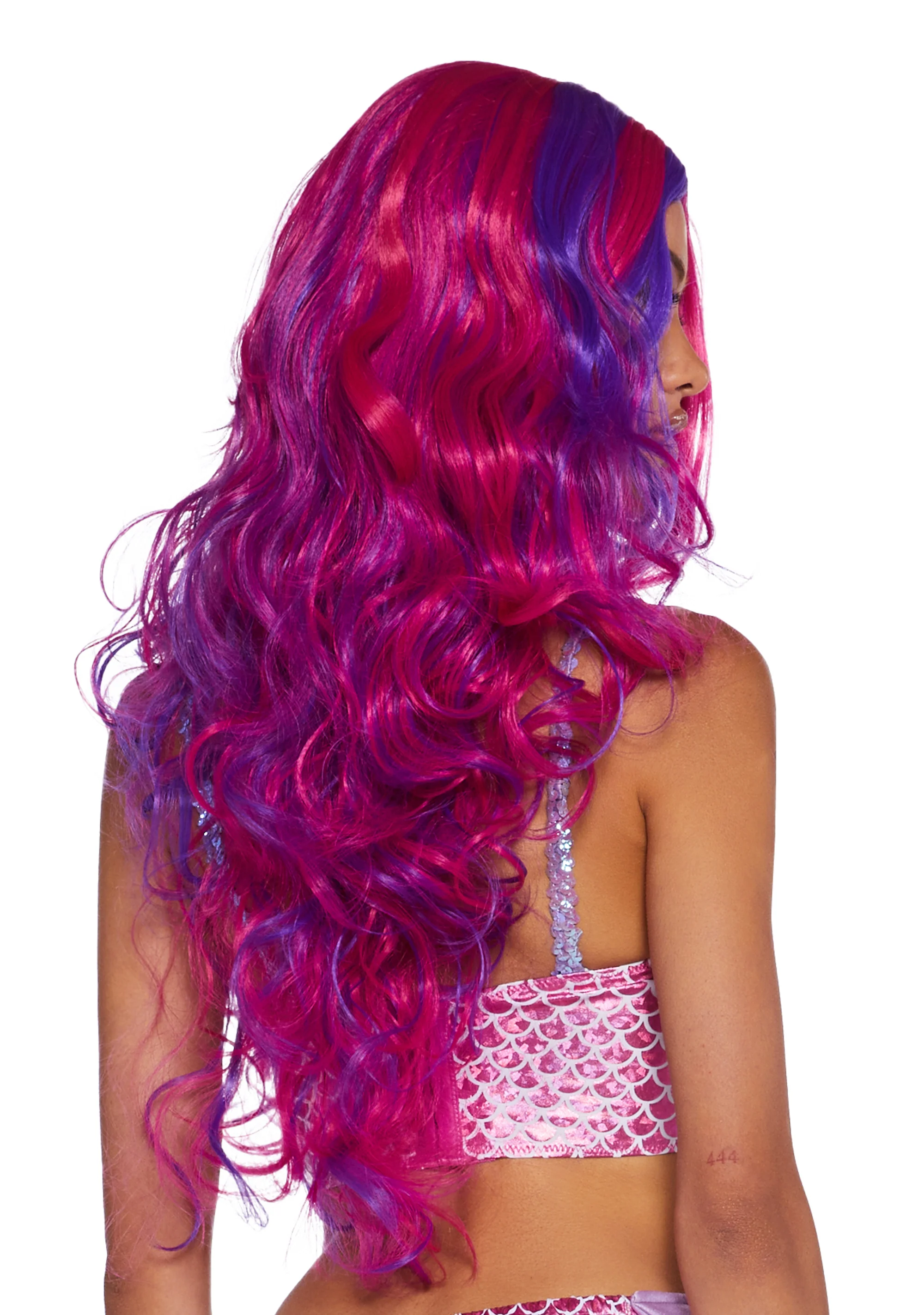Ocean Enchantress Mermaid Wig - Pink - Image 3