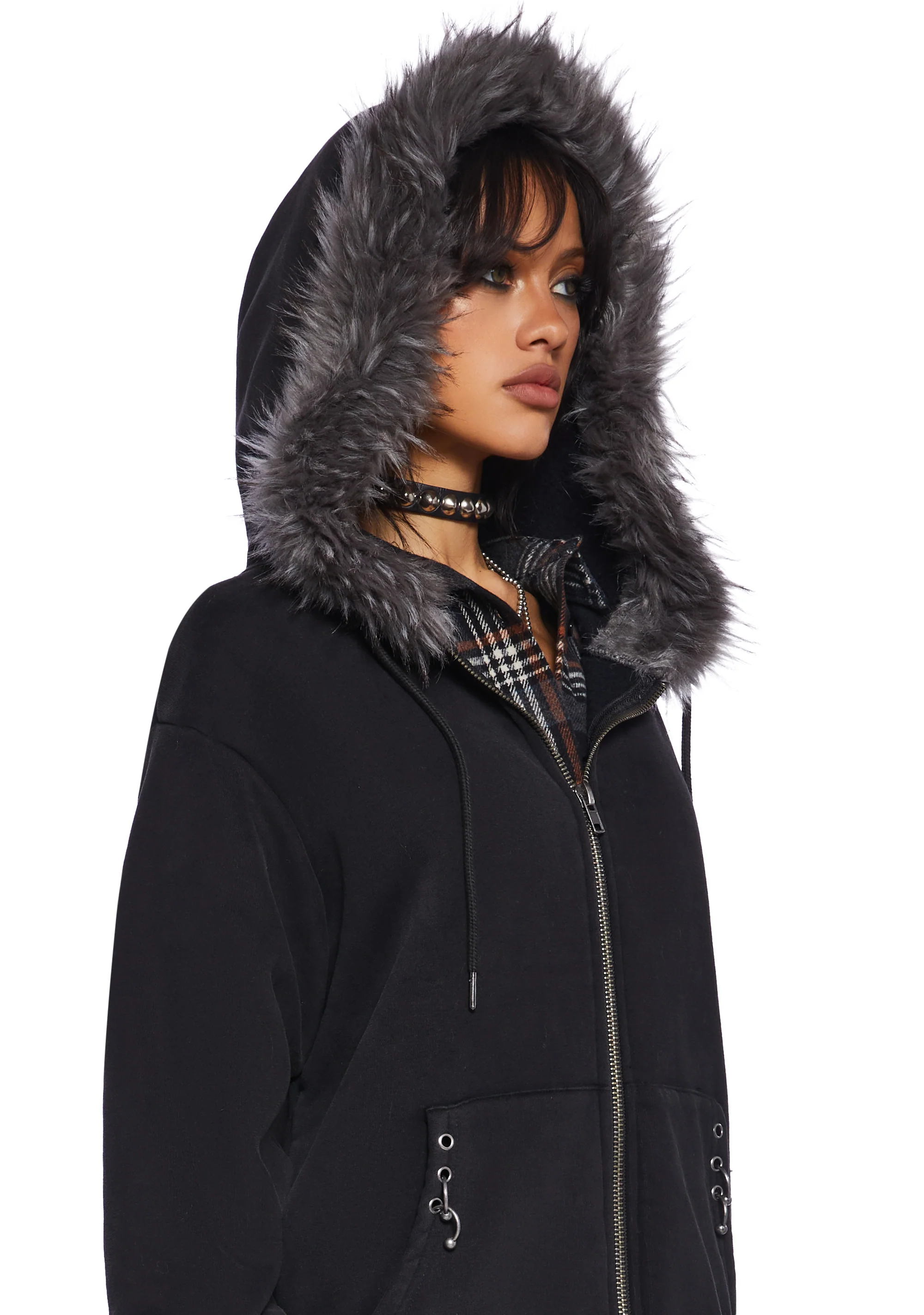 Off The Hook Zip-Up Hoodie - Image 5
