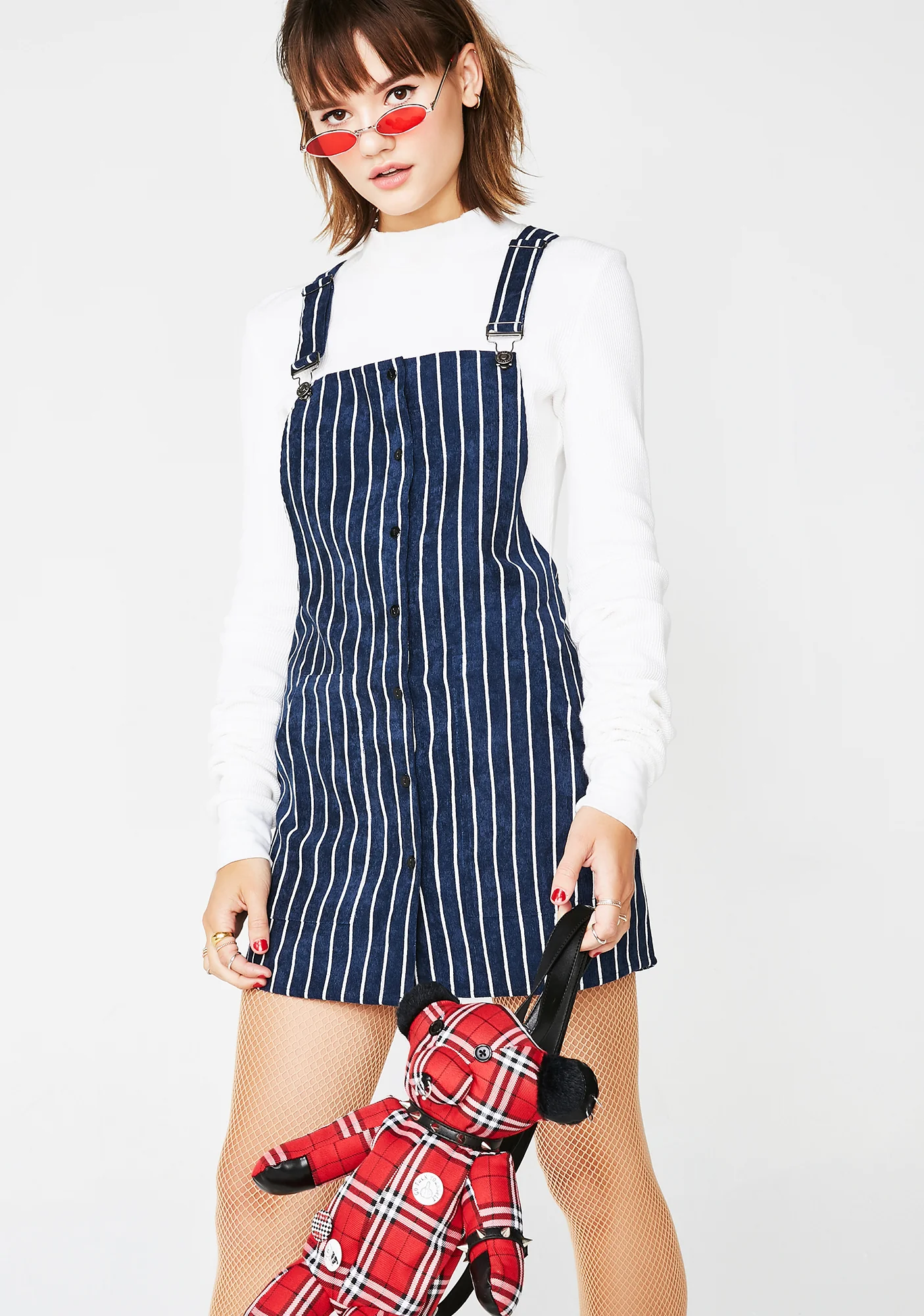 Off The Rails Overall Dress - Image 2