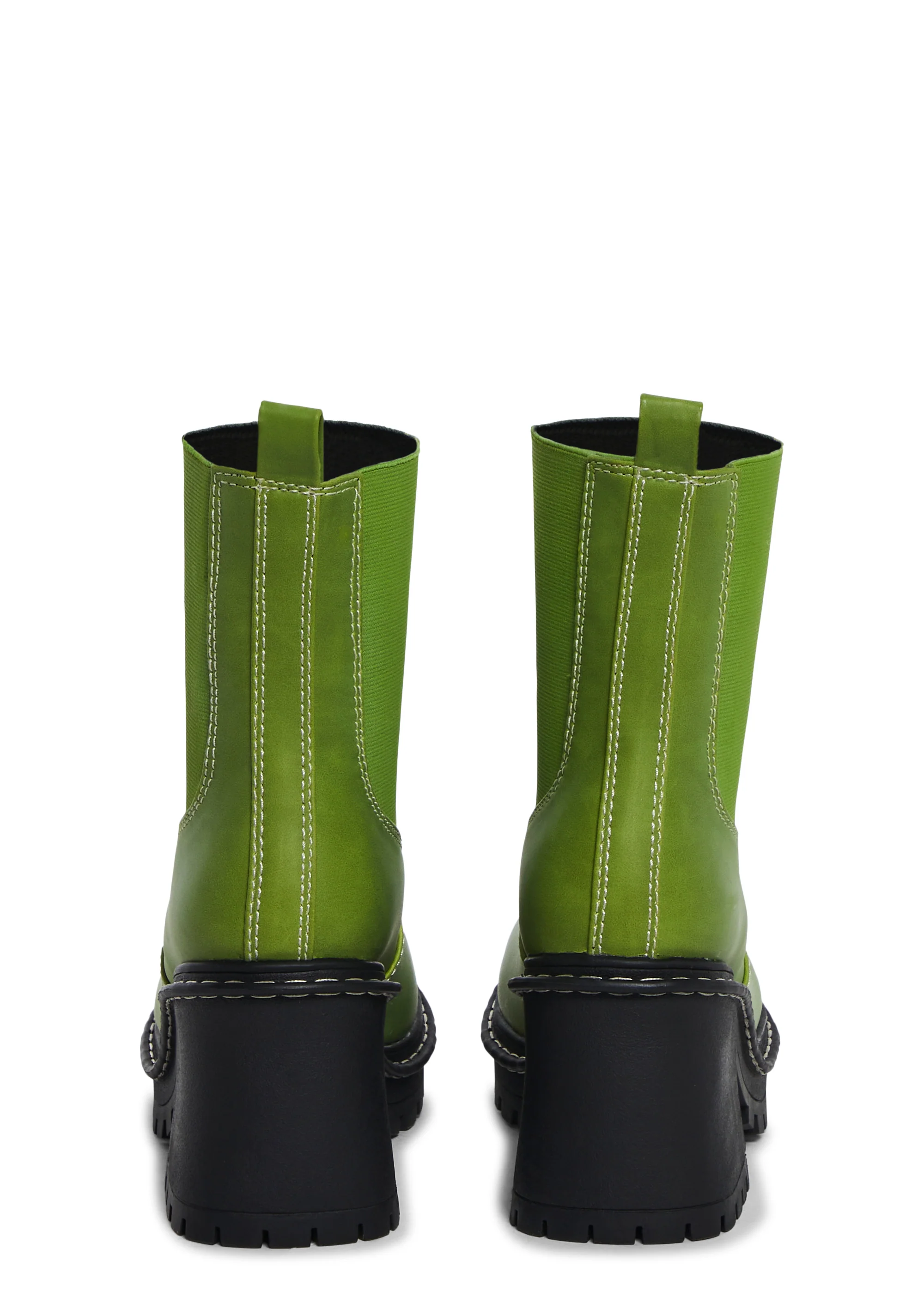 Off The Record Ankle Boots - Green - Image 4