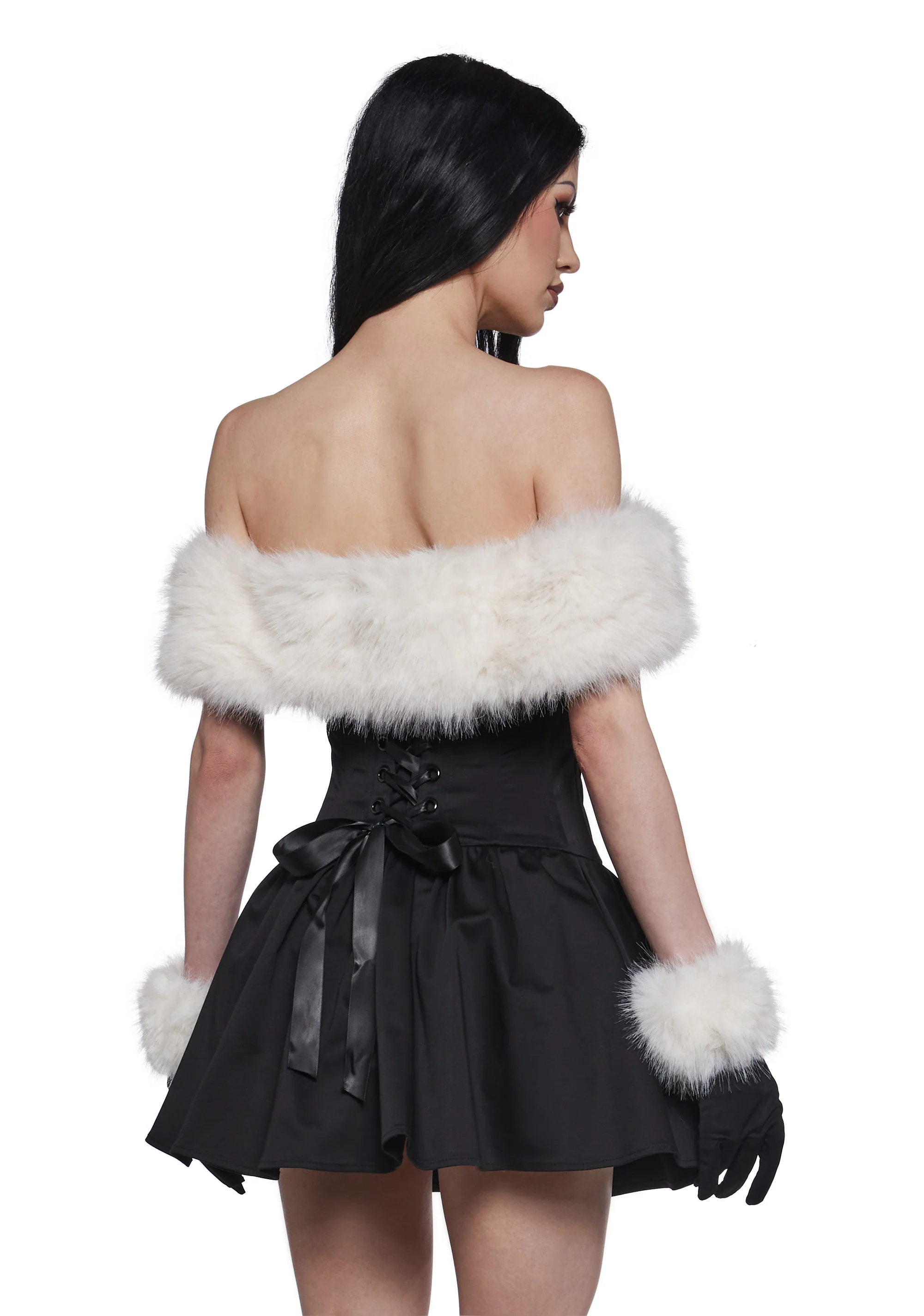 Moody And Bright Mini Dress And Gloves Set - Image 4