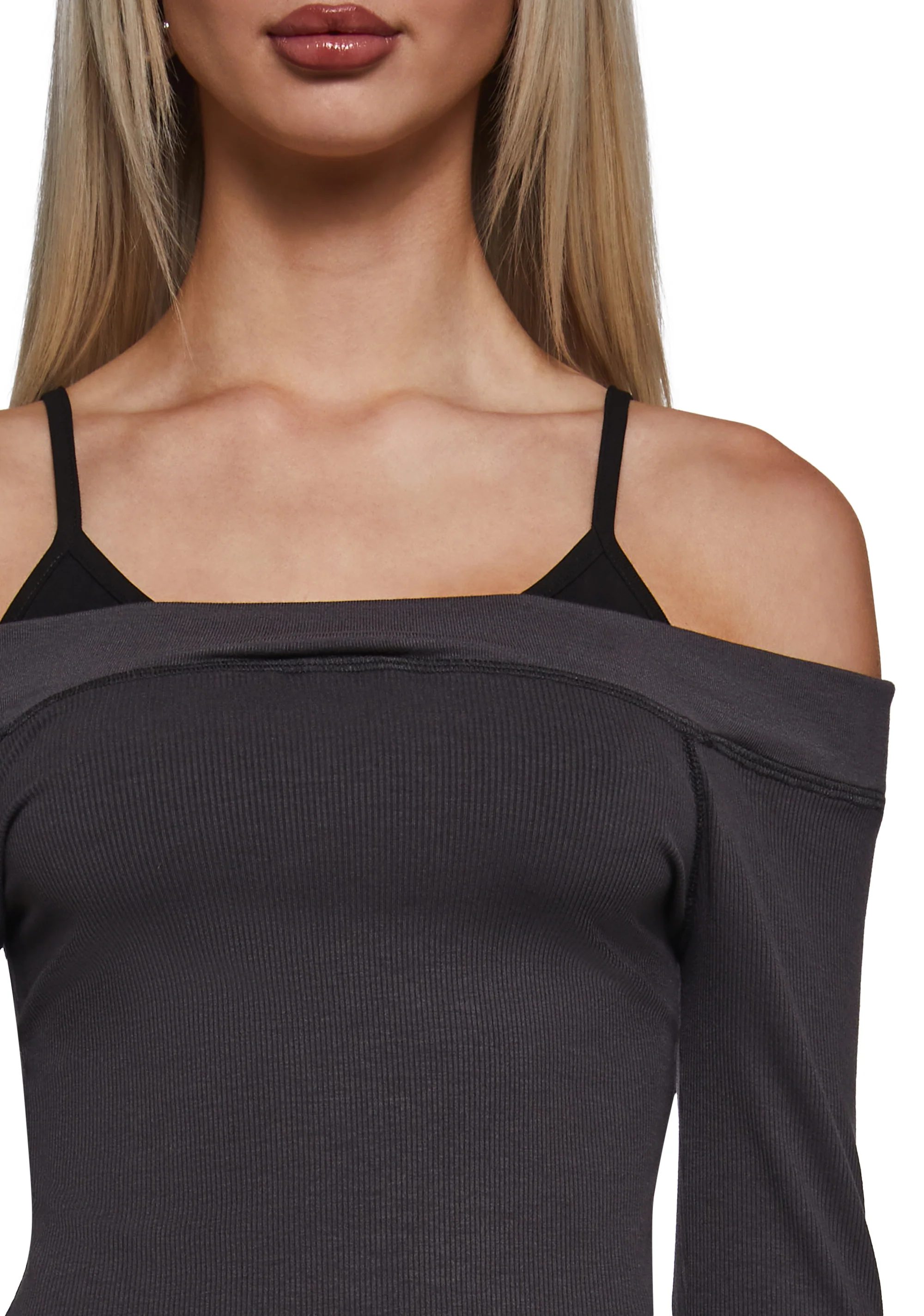 Blush Decisions Off The Shoulder Top - Image 5
