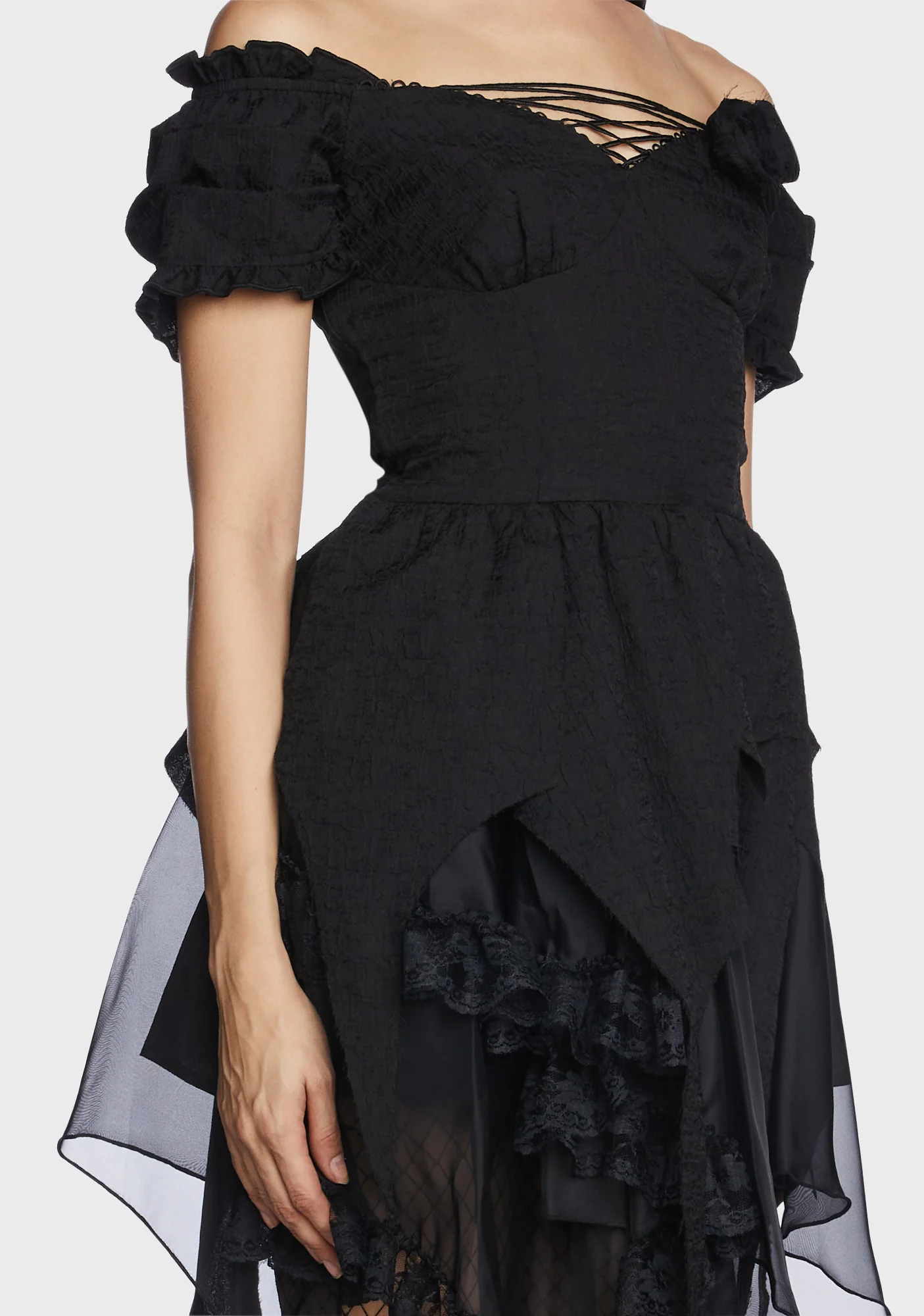 Off The Shoulder Mini Dress - Image 2