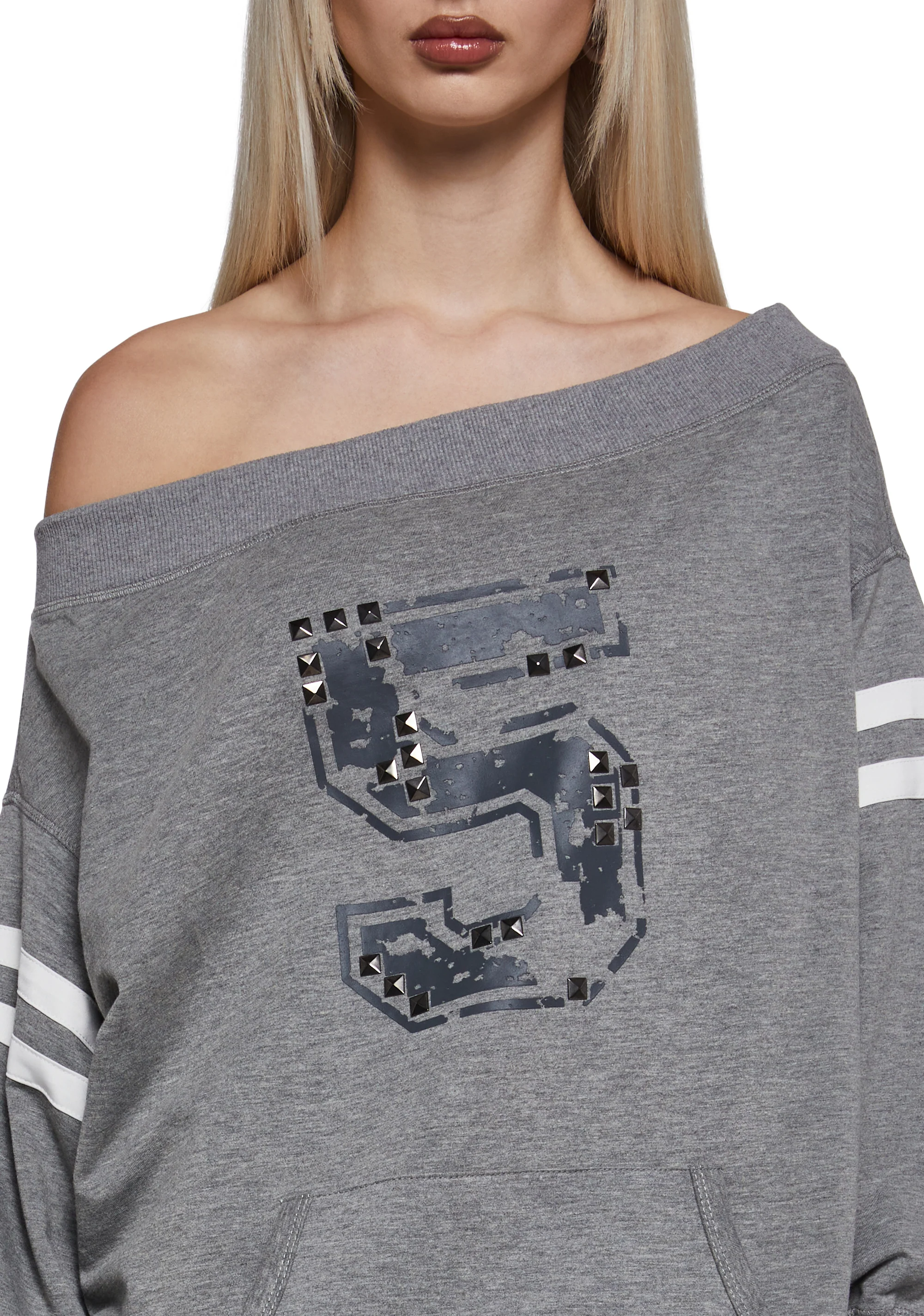 Team Spirit Off The Shoulder Dress - Image 5