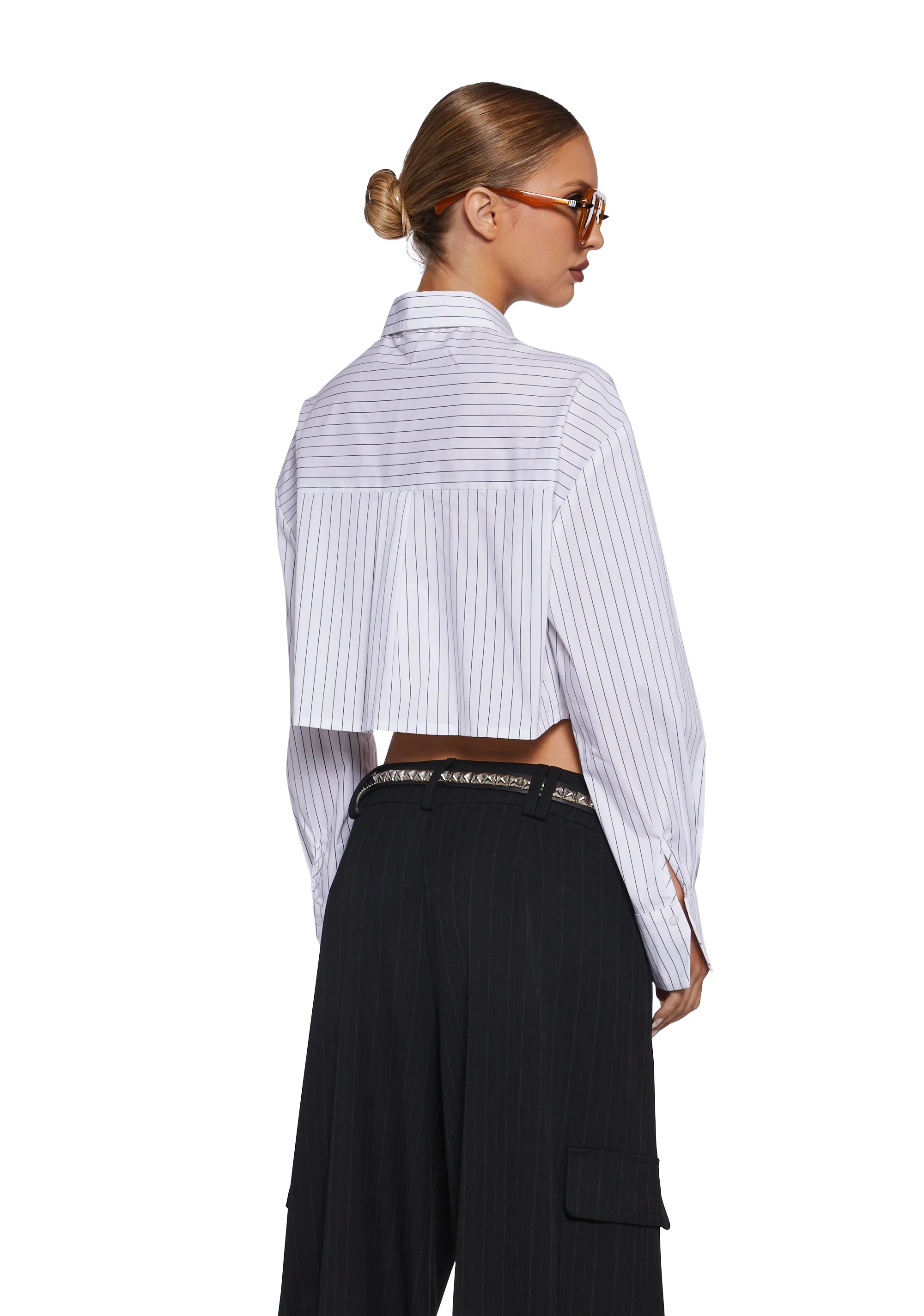 Office Hours Button Up Shirt - White - Image 4
