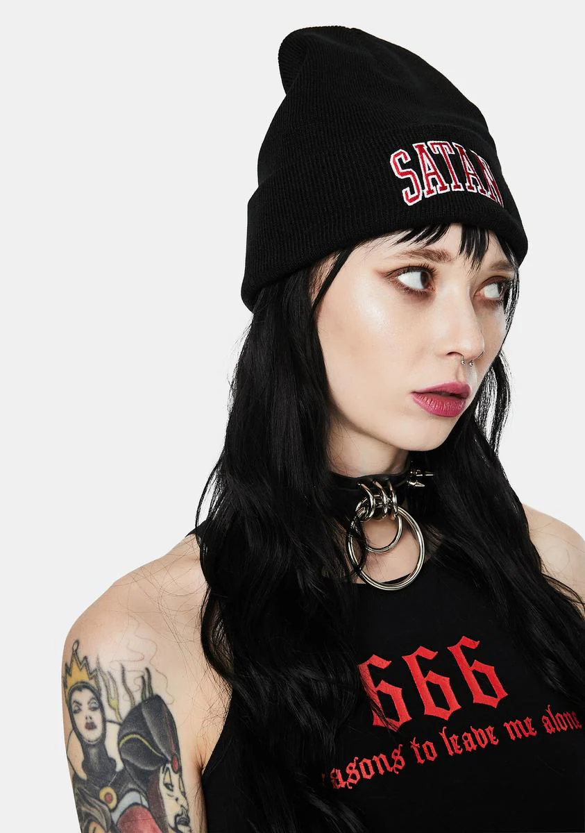 OG Satan Athletic Beanie - Image 2