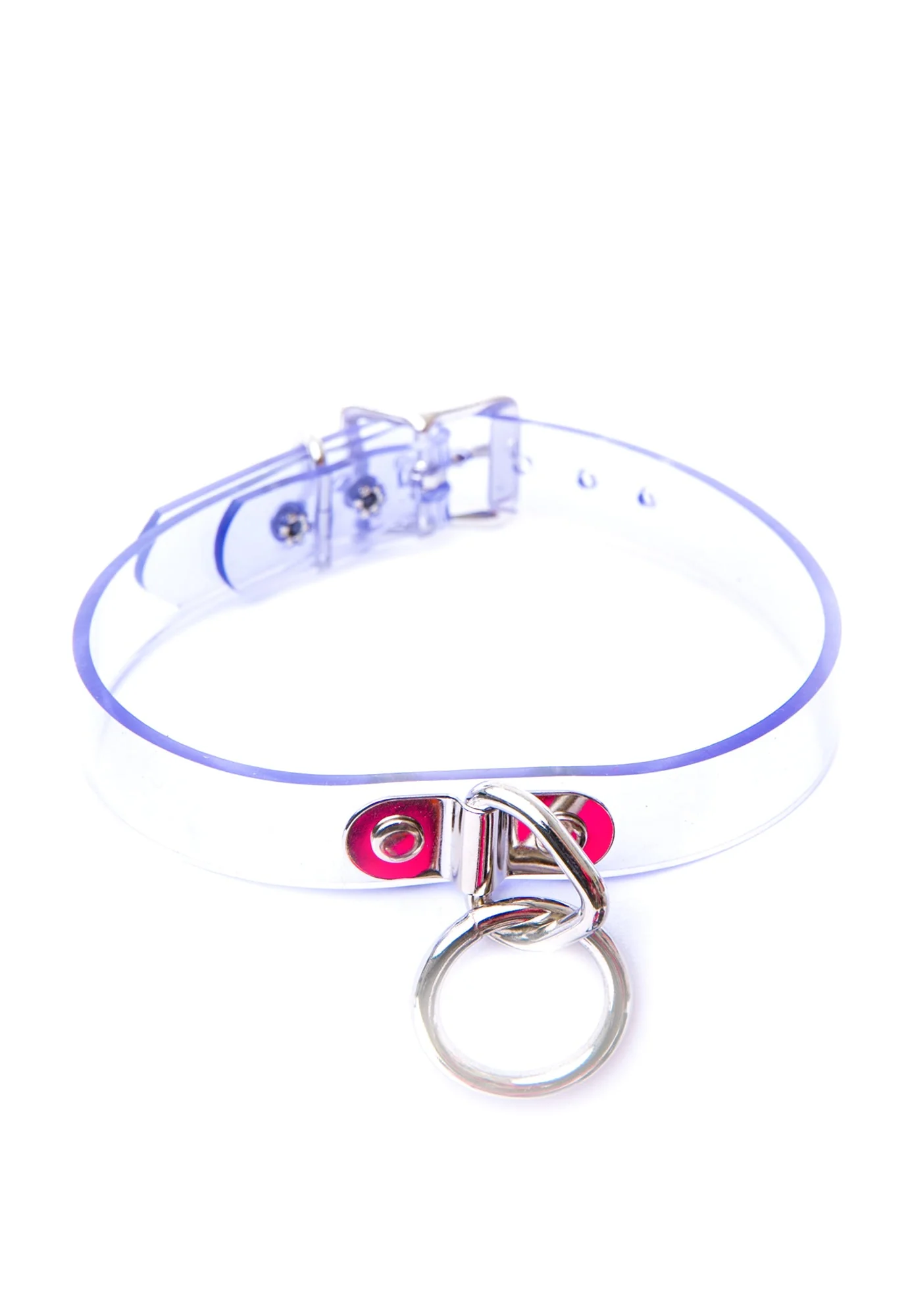Ogasm O-Ring Collar Choker - White - Image 12