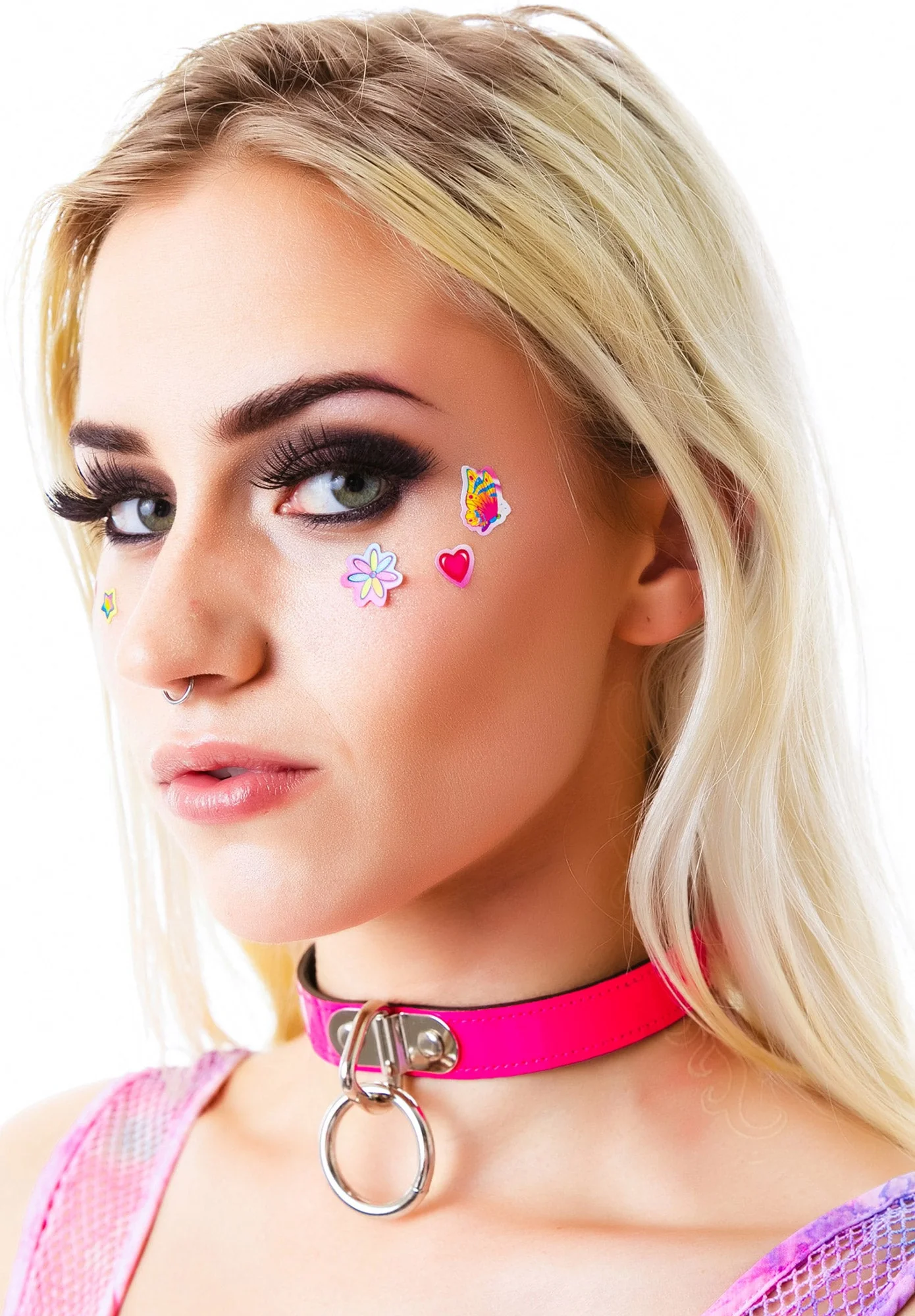 Ogasm O-Ring Collar Choker - White - Image 18