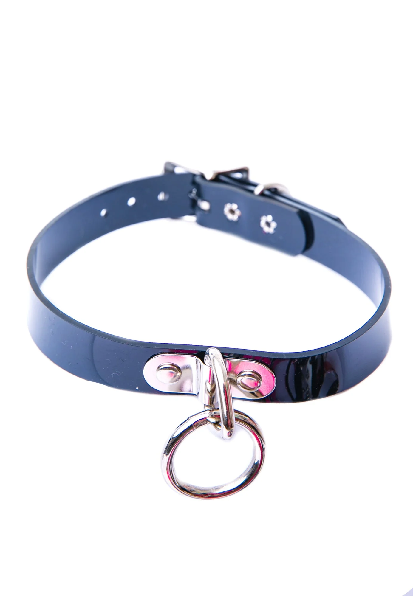 Ogasm O-Ring Collar Choker - White - Image 23
