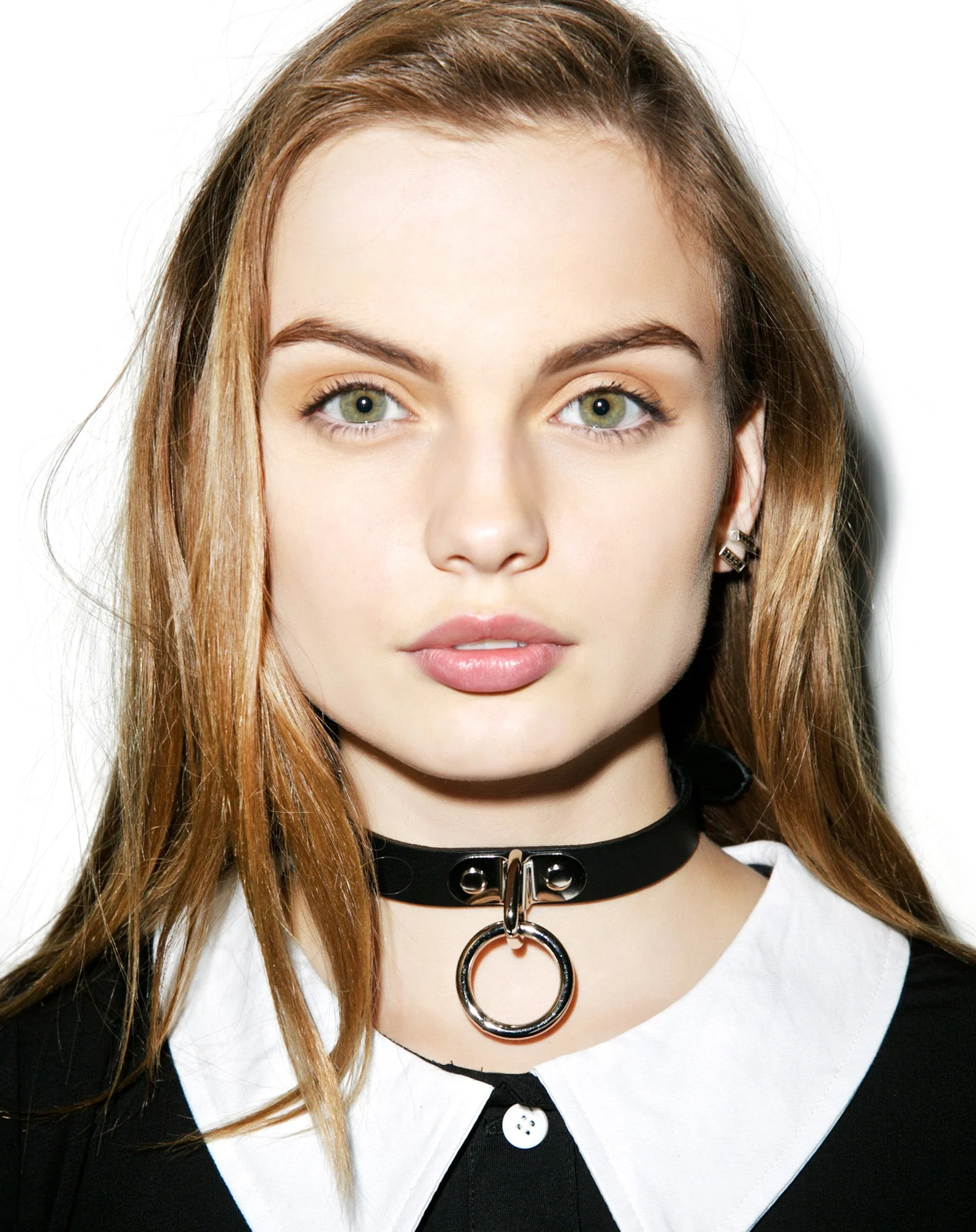 Ogasm O-Ring Collar Choker - White - Image 32
