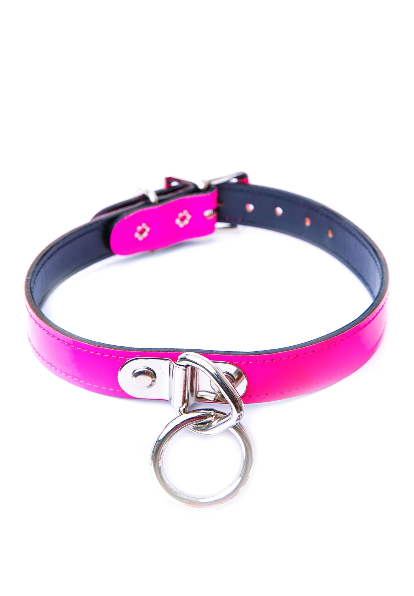 Ogasm O-Ring Collar Choker - White - Image 35