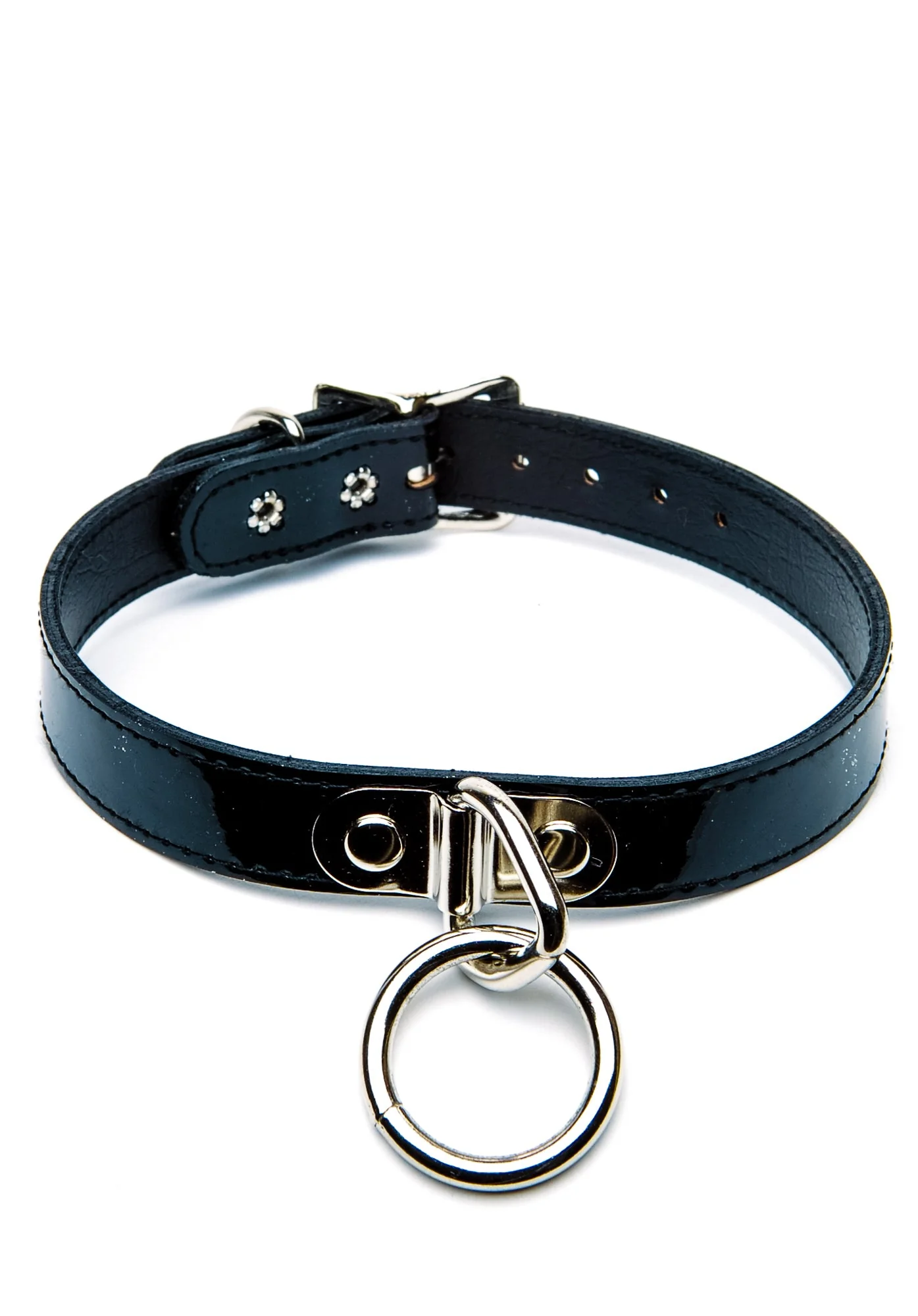 Ogasm O-Ring Collar Choker - White - Image 36