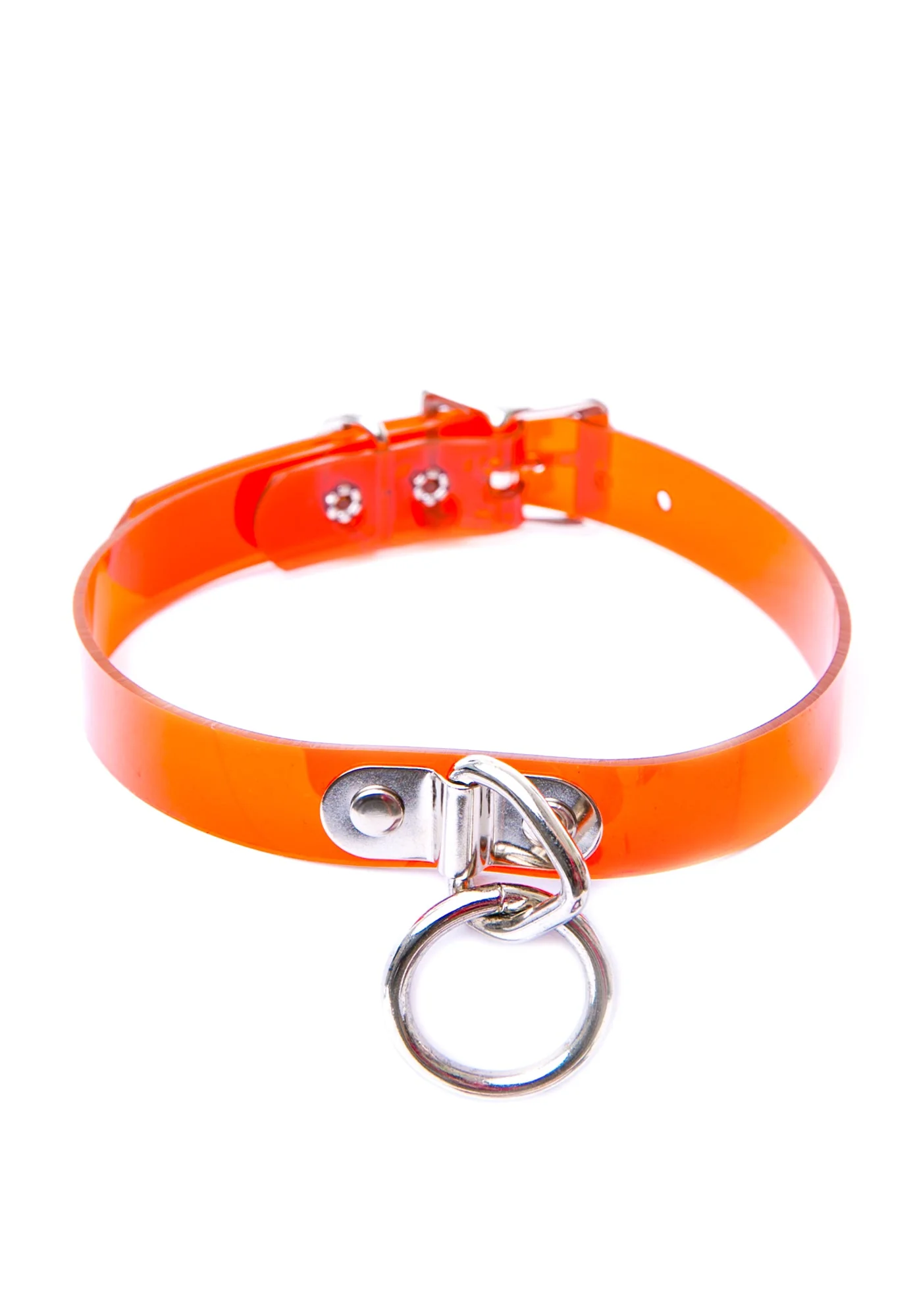 Ogasm O-Ring Collar Choker - White - Image 37