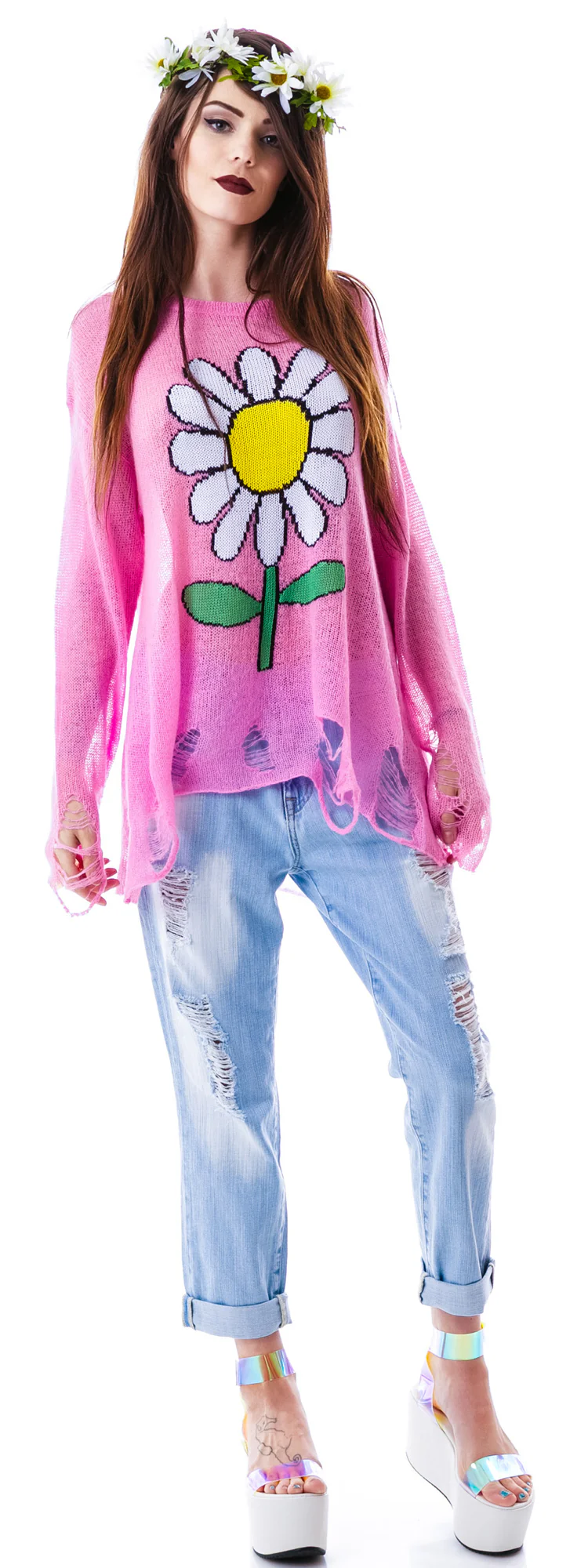 Oh Daisy Lenon Sweater - Image 4