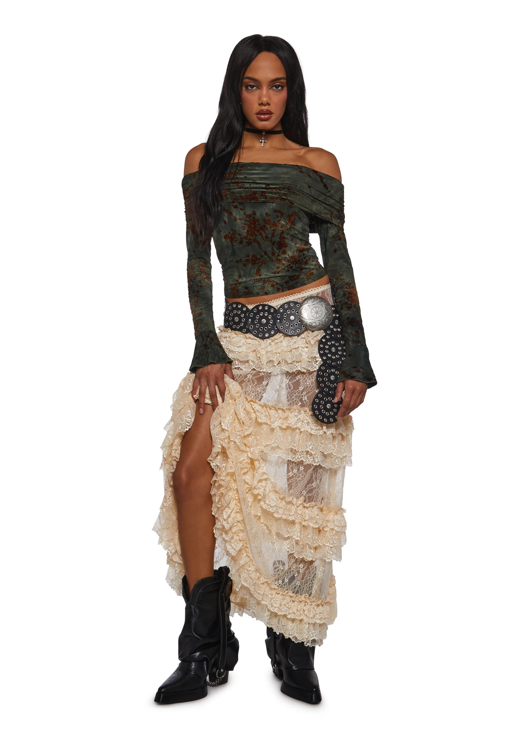Unrivaled Charm Off The Shoulder Top - Image 2