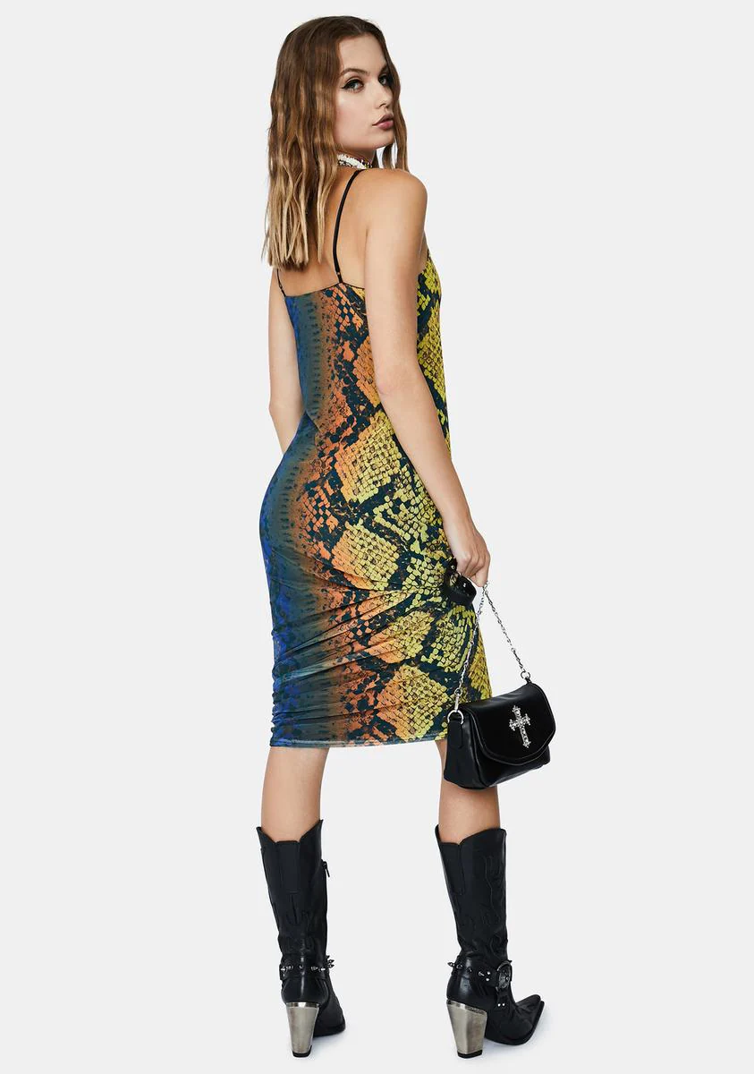 Ombre Snake Amina Maxi Dress - Image 4
