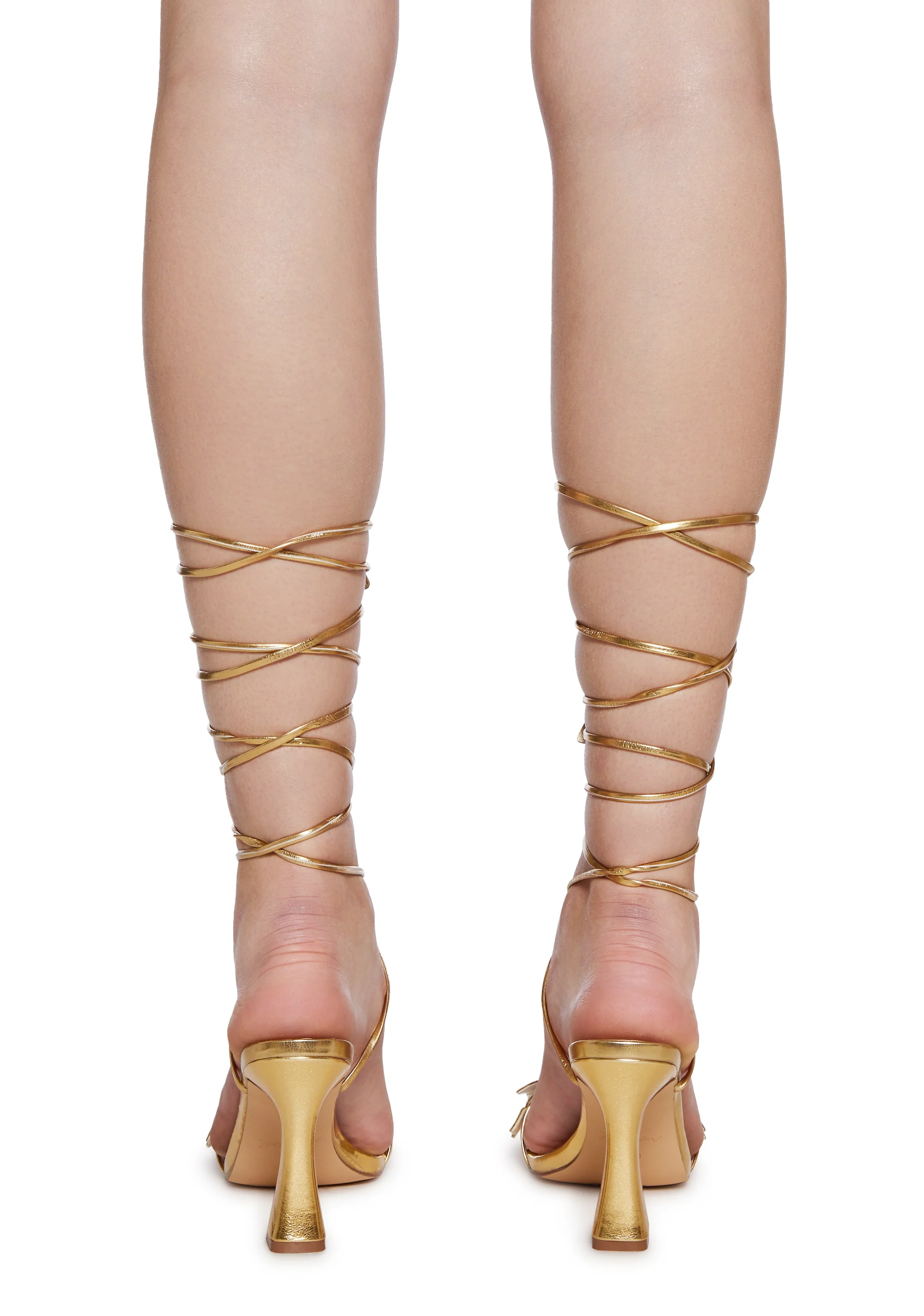 On Golden Wings Wrap Heels - Image 4