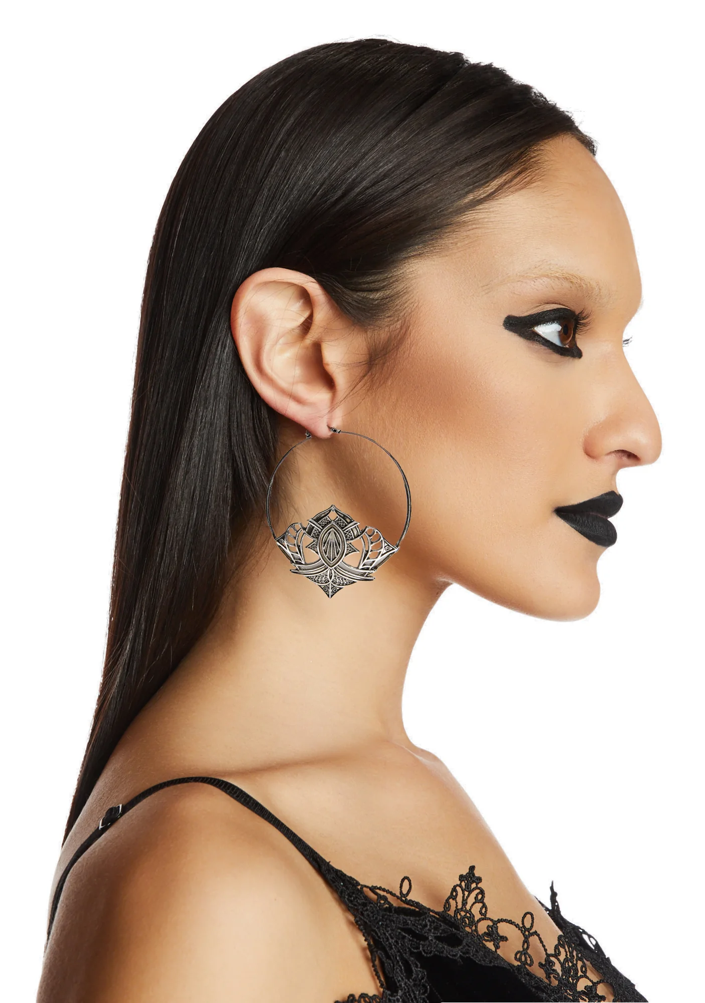 On Wings Hoop Earrings - Image 2