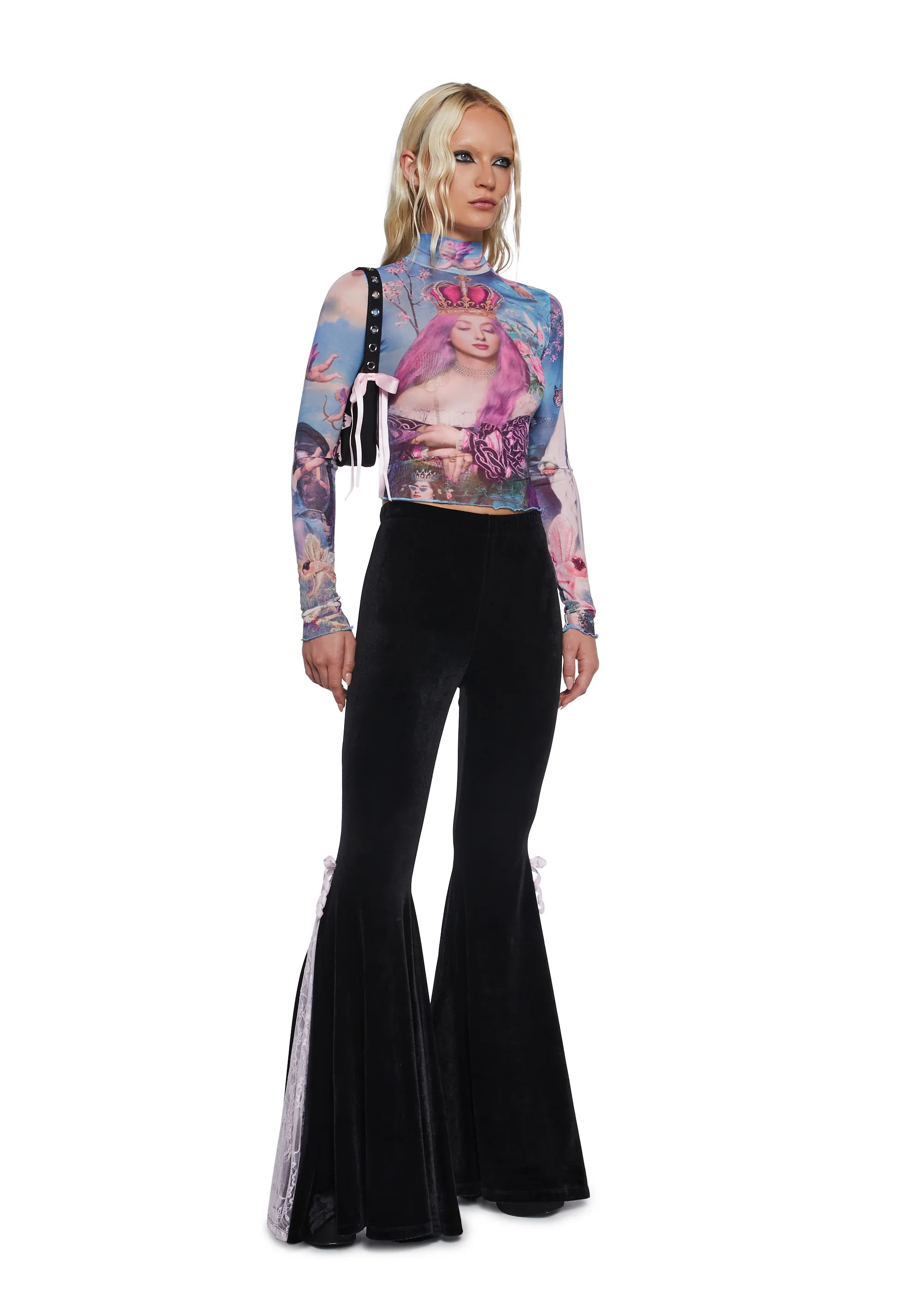 Once Upon A Dime Mesh Top - Image 2