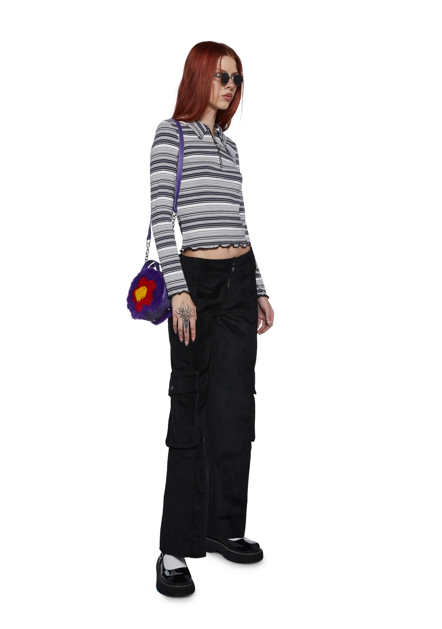 One Way Trip Cargo Pants -  Black - Image 2