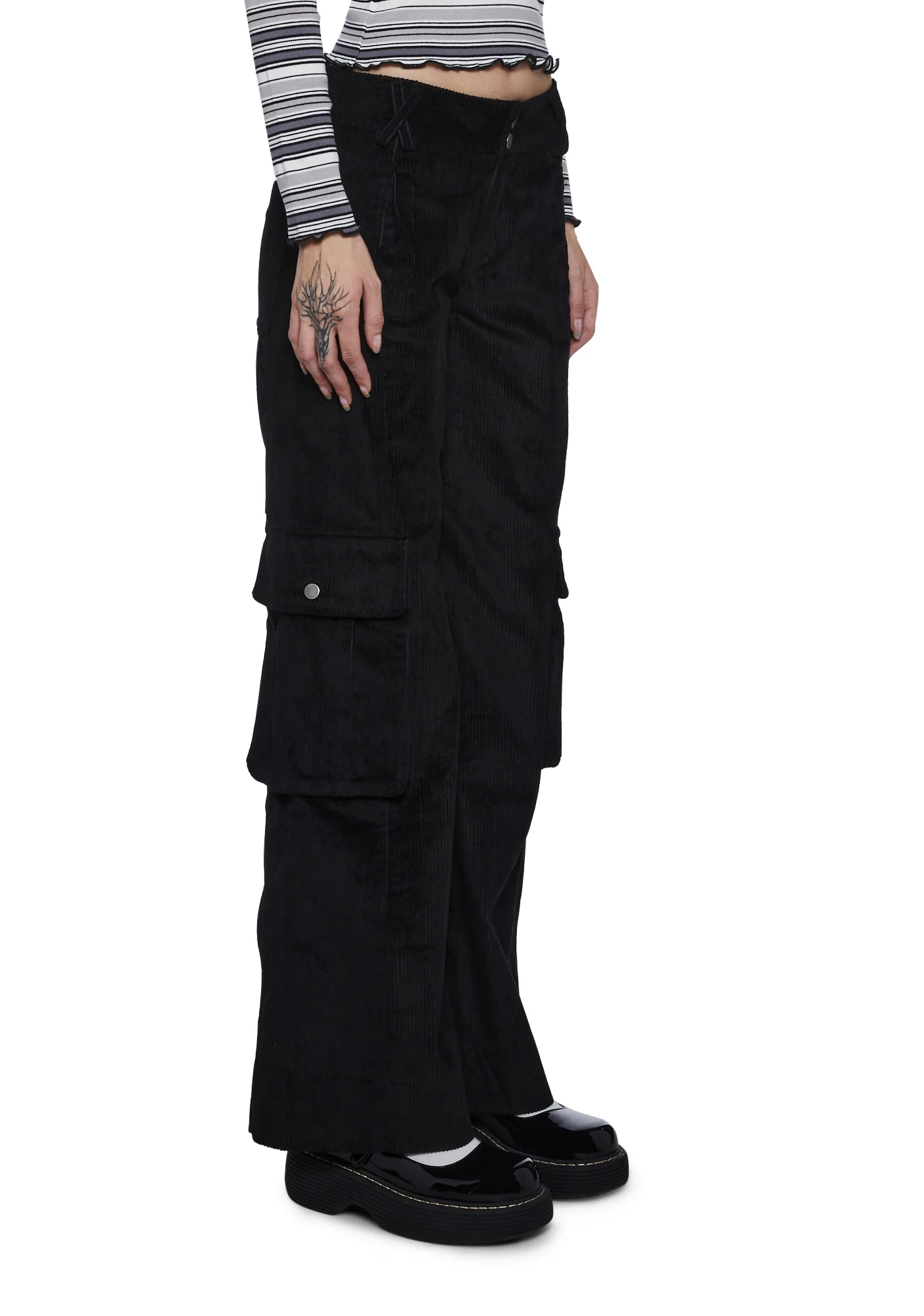One Way Trip Cargo Pants -  Black - Image 3