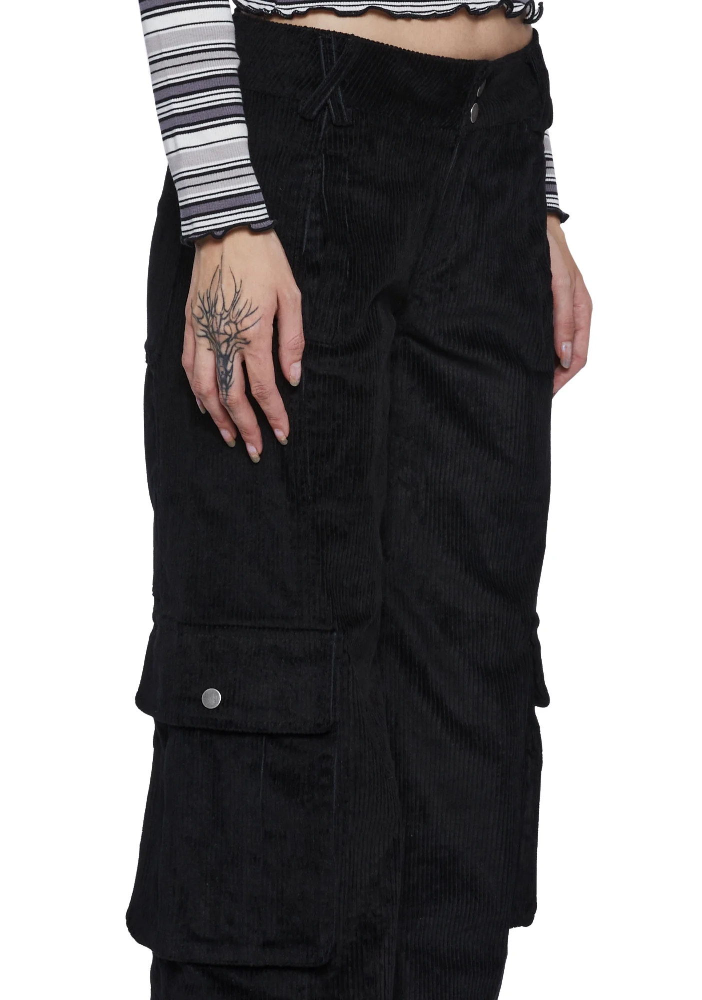 One Way Trip Cargo Pants -  Black - Image 5