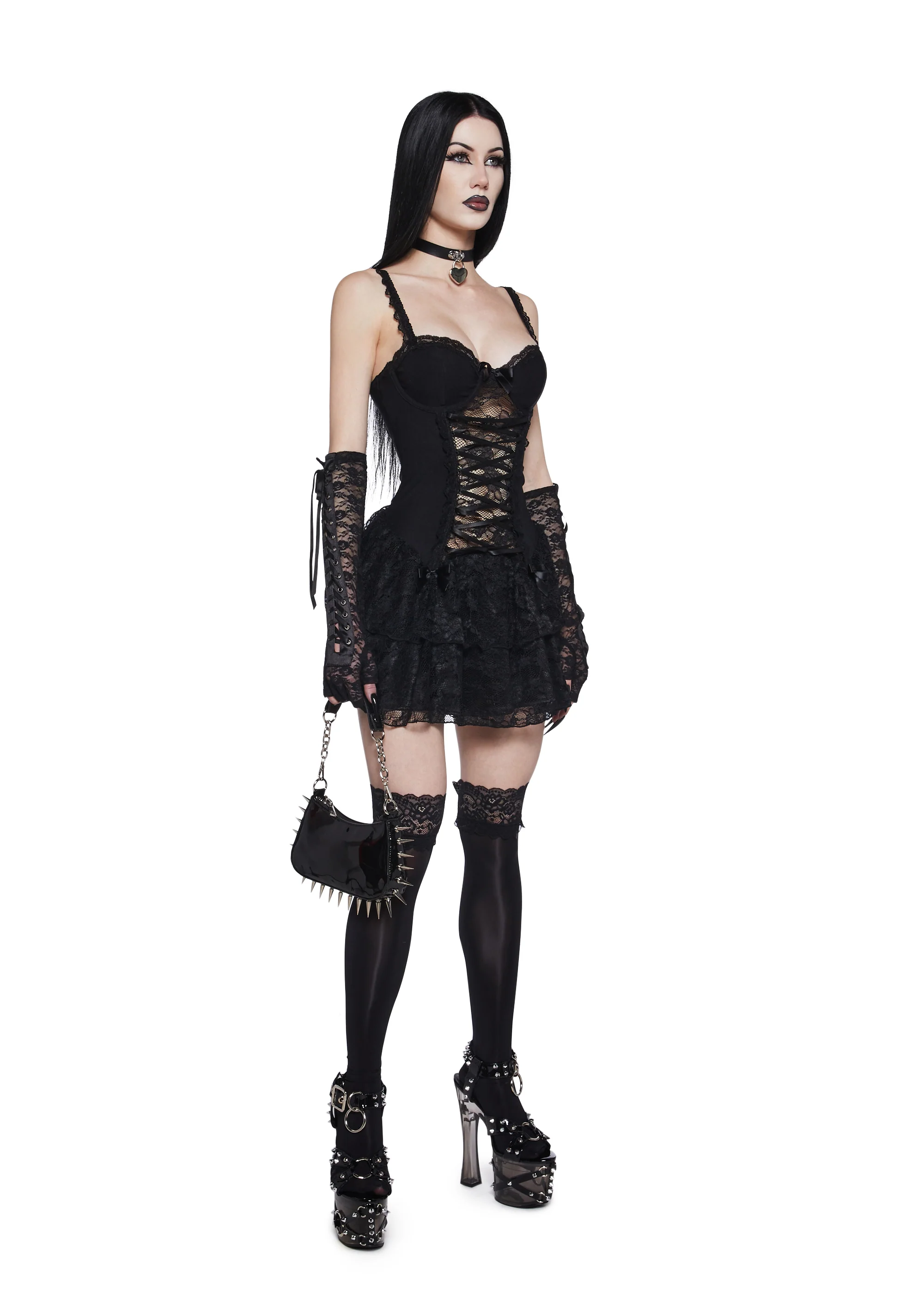 Online Audience Mini Dress - Image 2