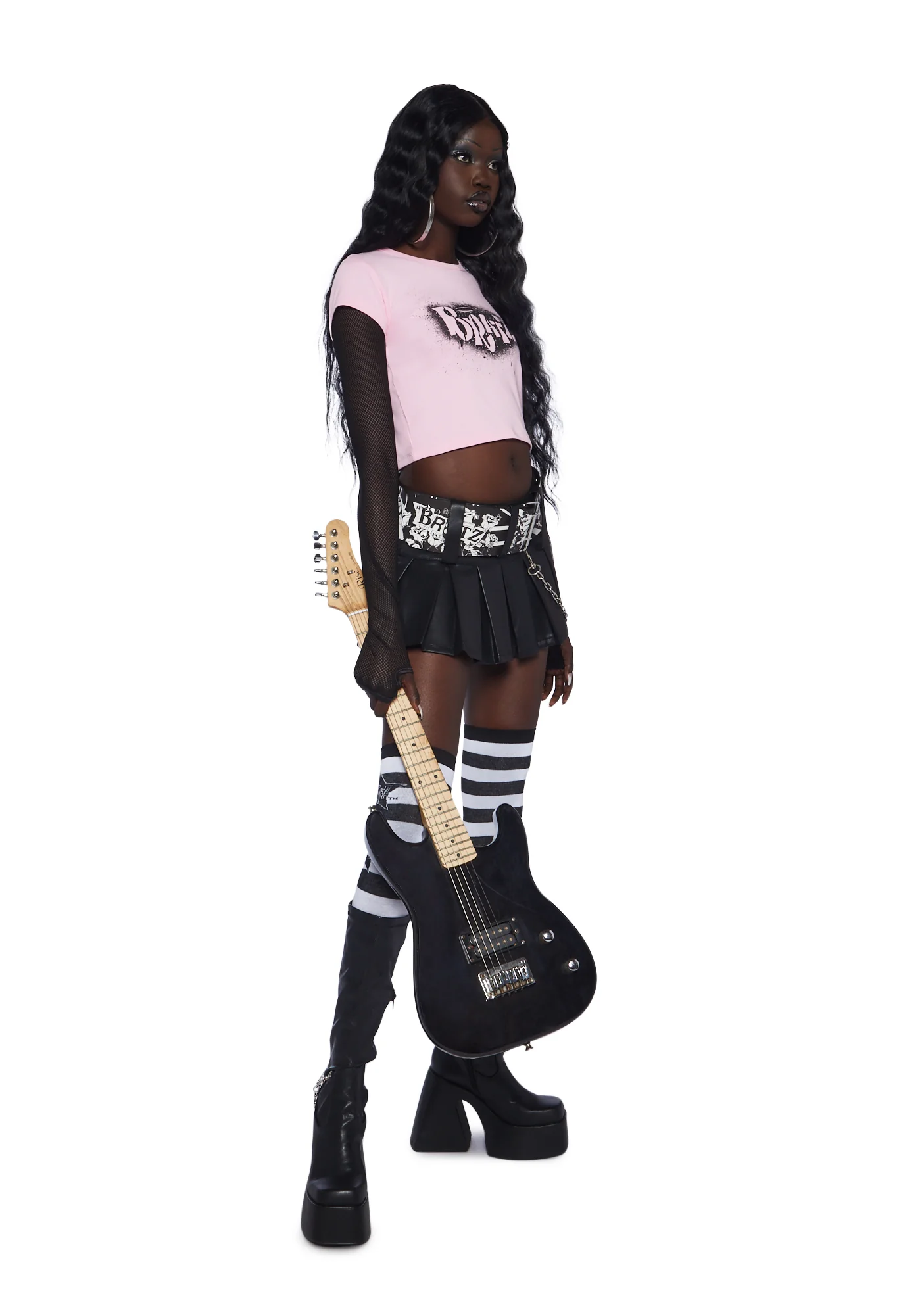 Only Girls Baby Tee-Pink - Image 2