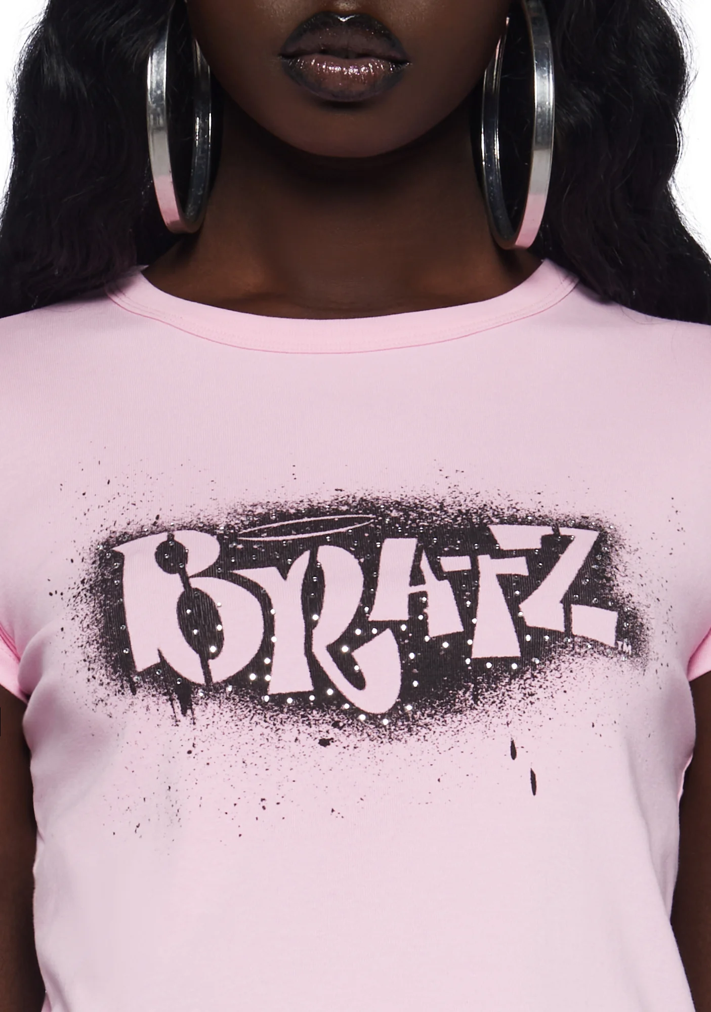 Only Girls Baby Tee-Pink - Image 5