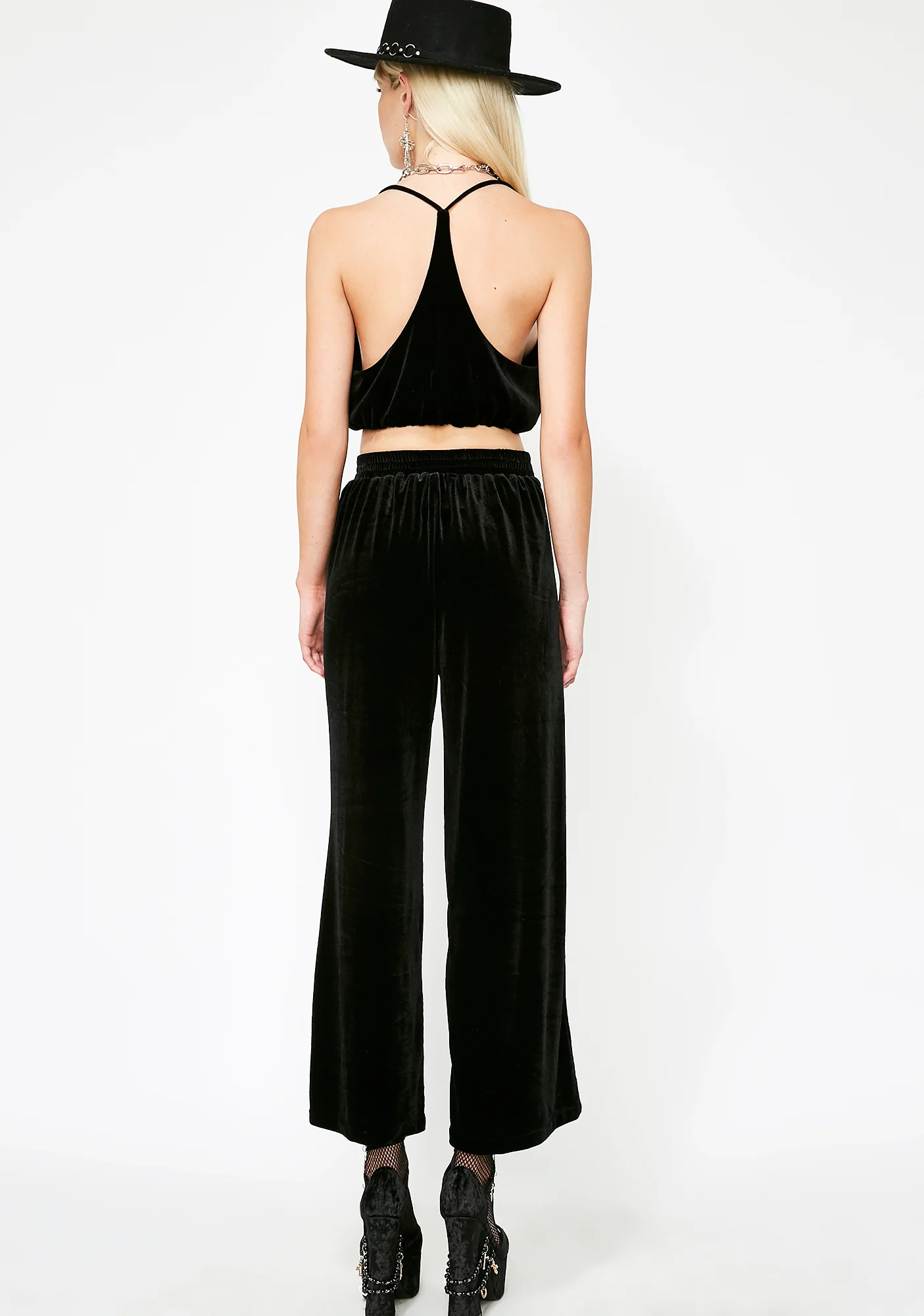 Onyx Blessings On Blessings Velvet Pants - Image 4